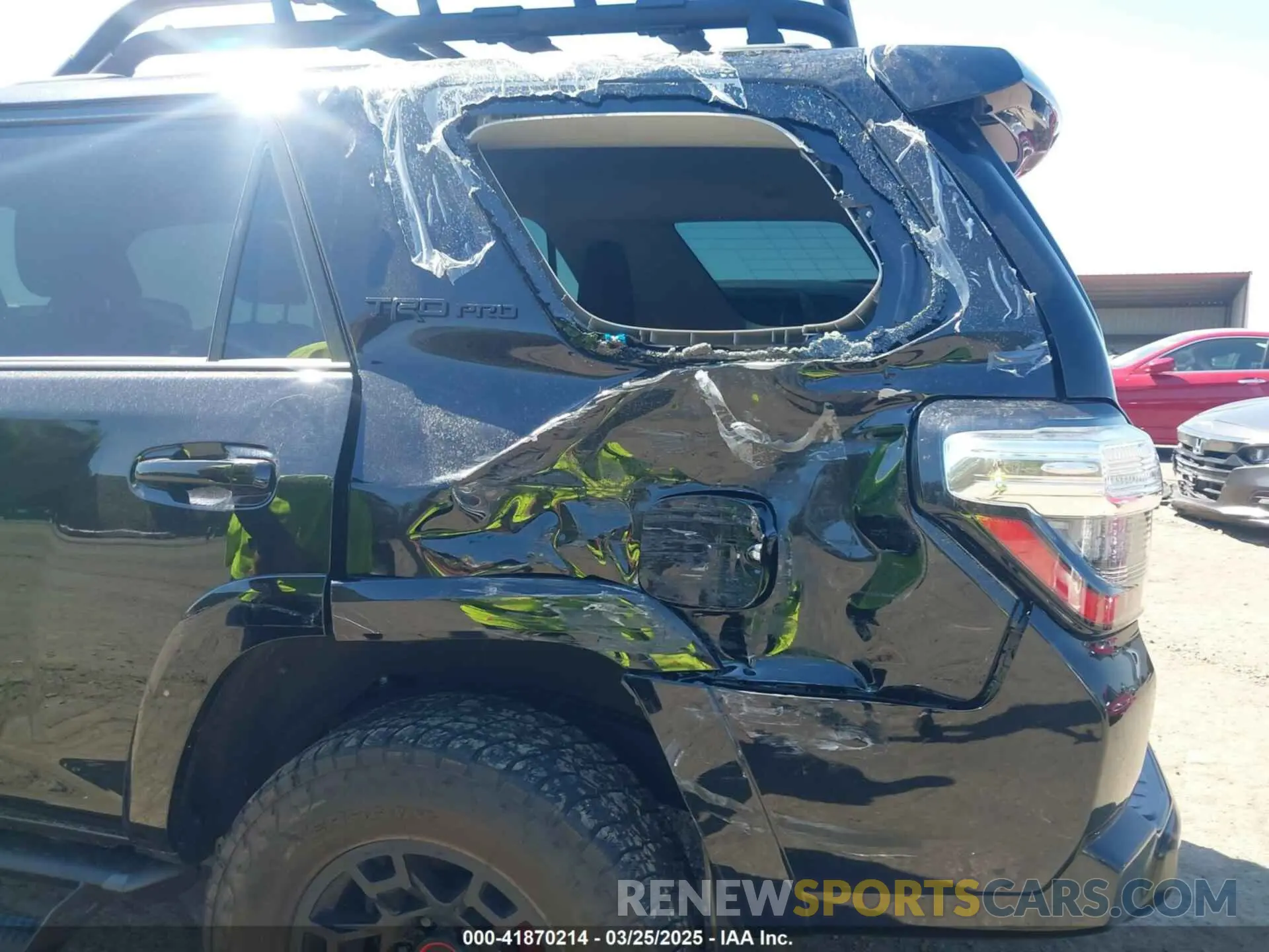 20 fotografías del automóvil dañado JTELU5JR3P6142681 TOYOTA 4RUNNER 2023