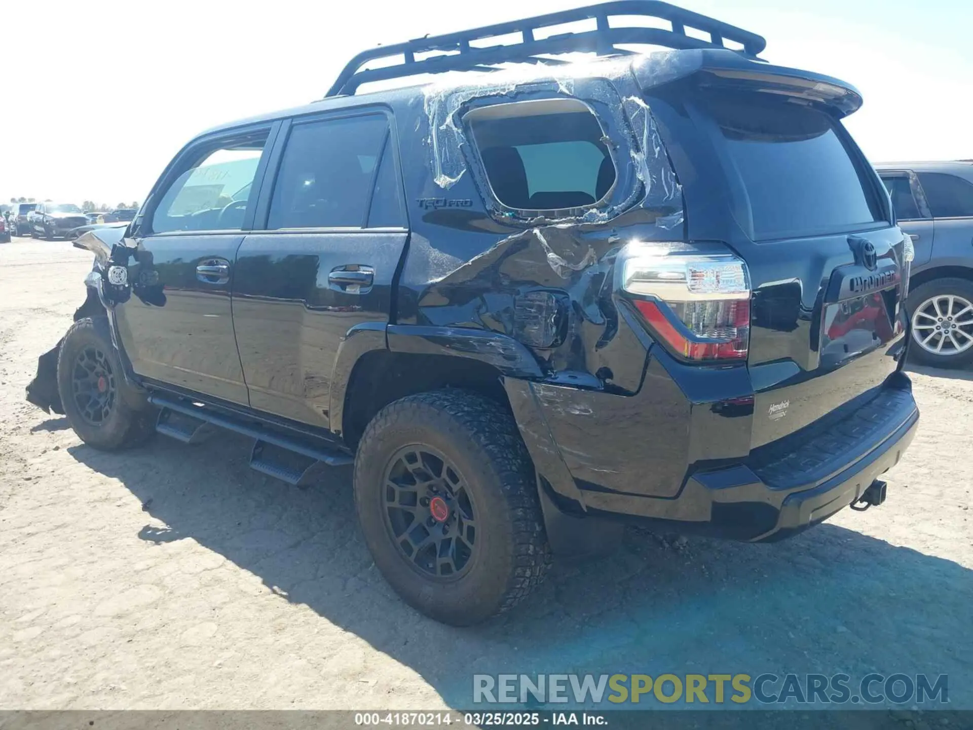 3 fotografías del automóvil dañado JTELU5JR3P6142681 TOYOTA 4RUNNER 2023