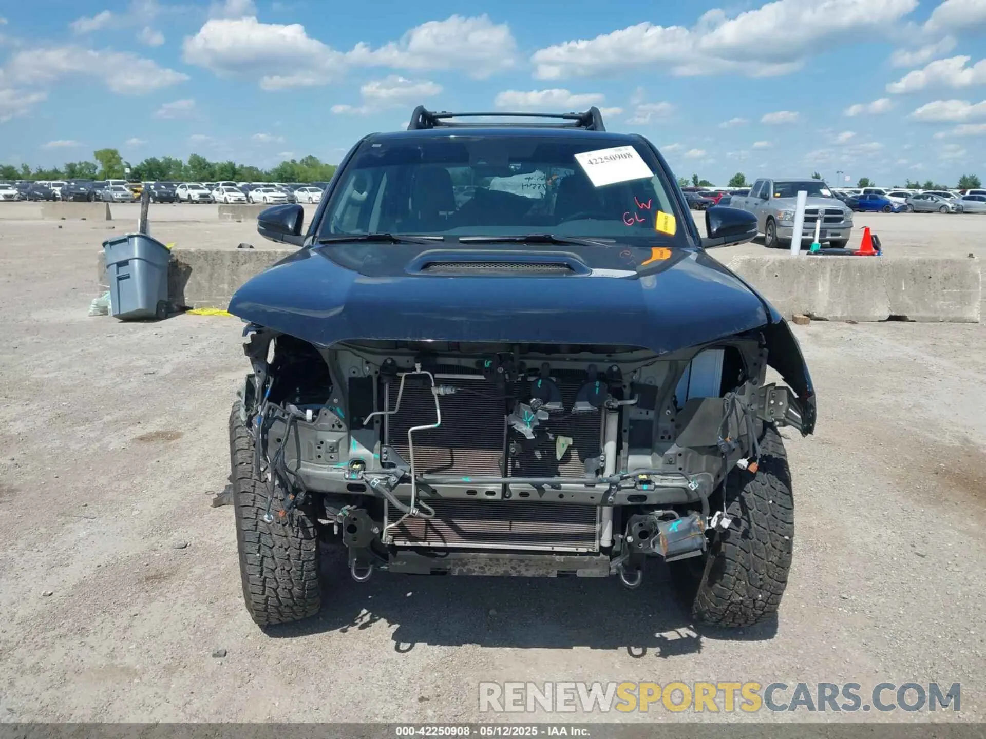 13 fotografías del automóvil dañado JTELU5JR5P6103476 TOYOTA 4RUNNER 2023