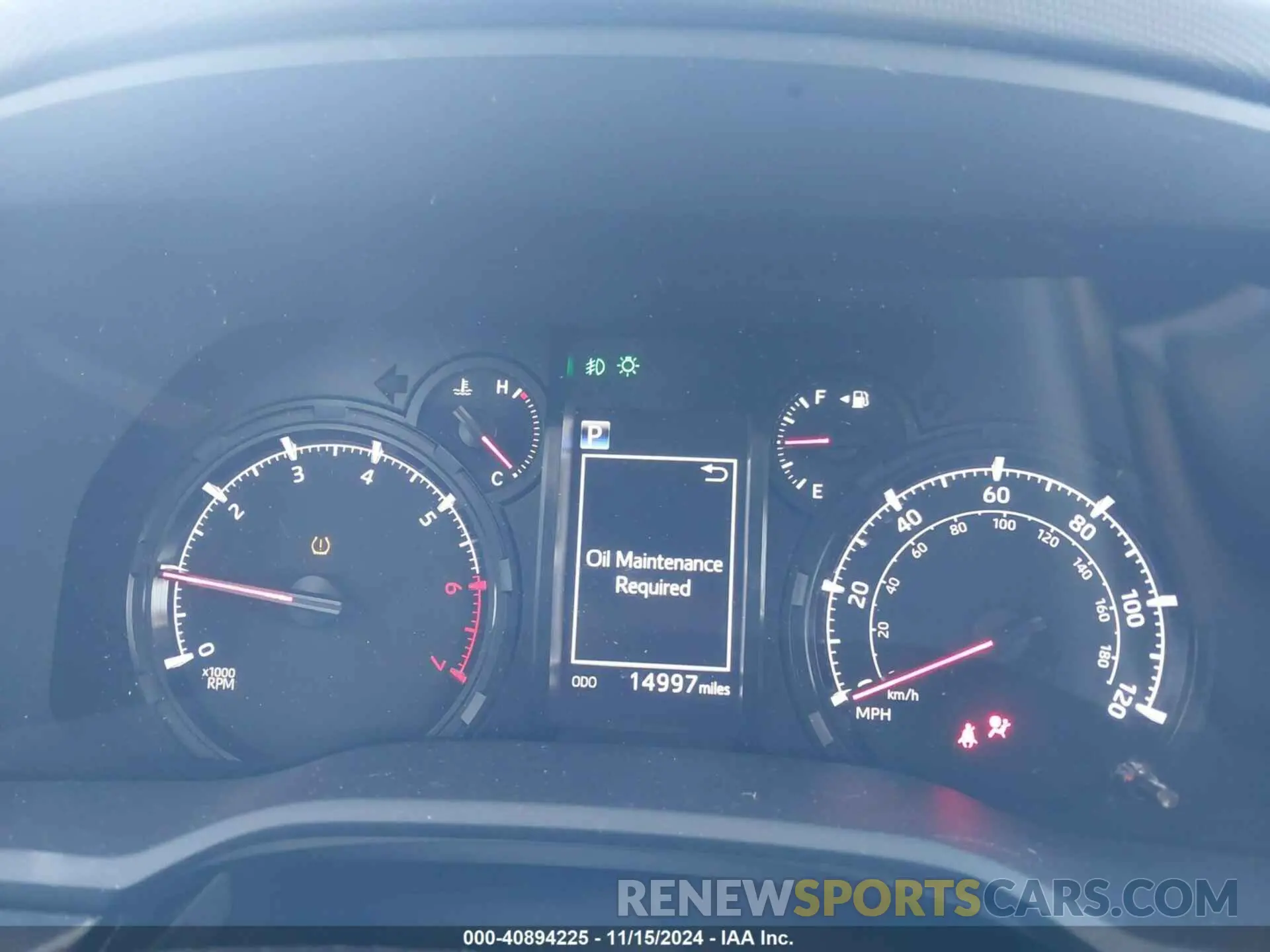 7 fotografías del automóvil dañado JTEMU5JR2P6141140 TOYOTA 4RUNNER 2023