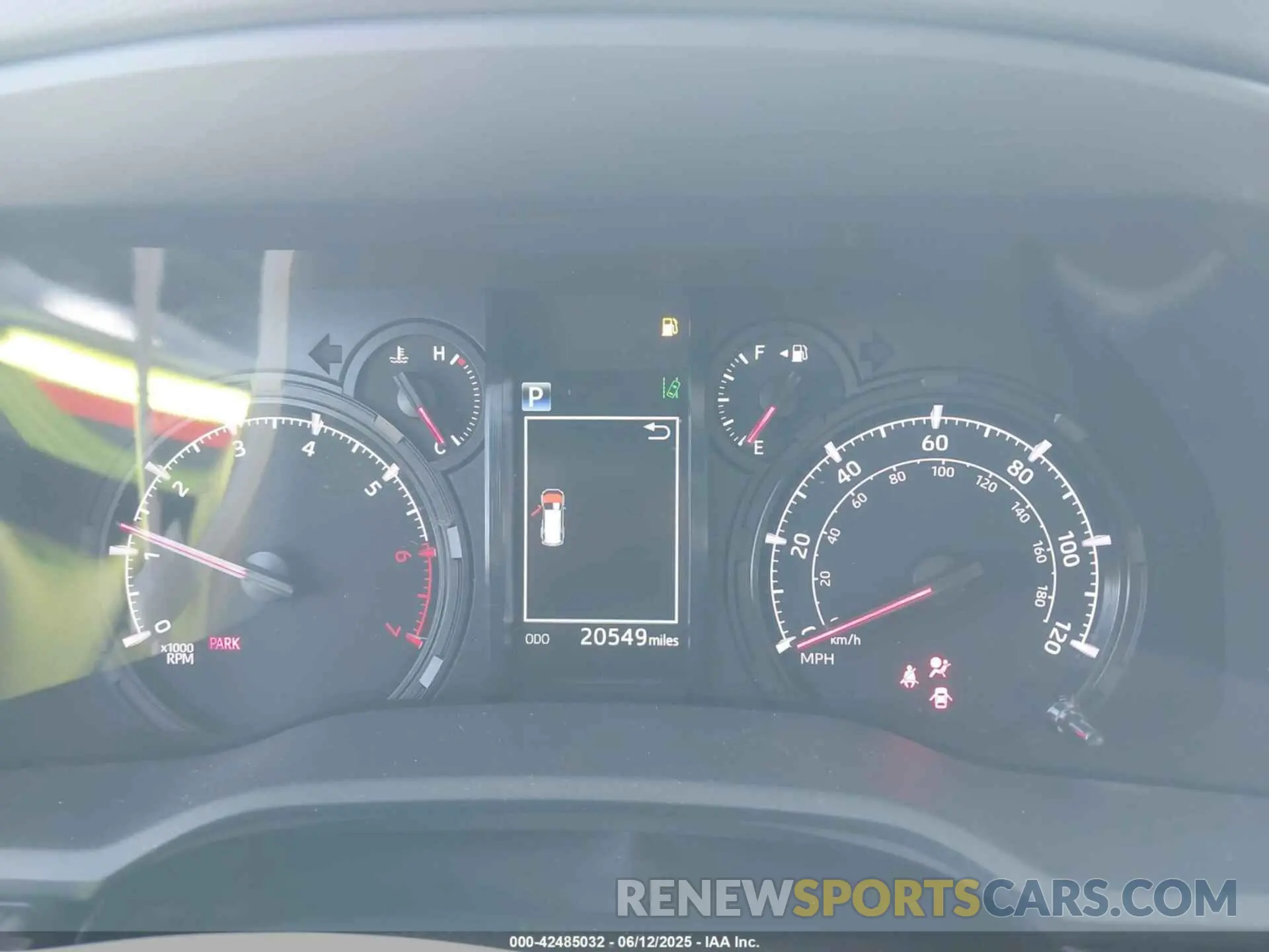 7 fotografías del automóvil dañado JTEMU5JR7P6192049 TOYOTA 4RUNNER 2023