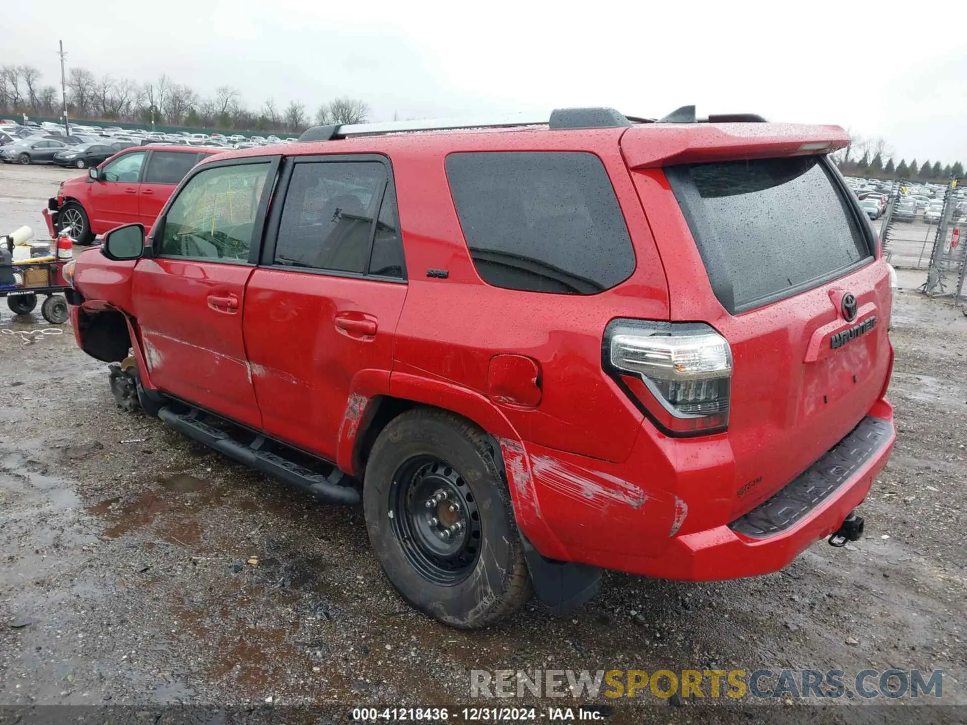 3 fotografías del automóvil dañado JTENU5JR0P6188428 TOYOTA 4RUNNER 2023