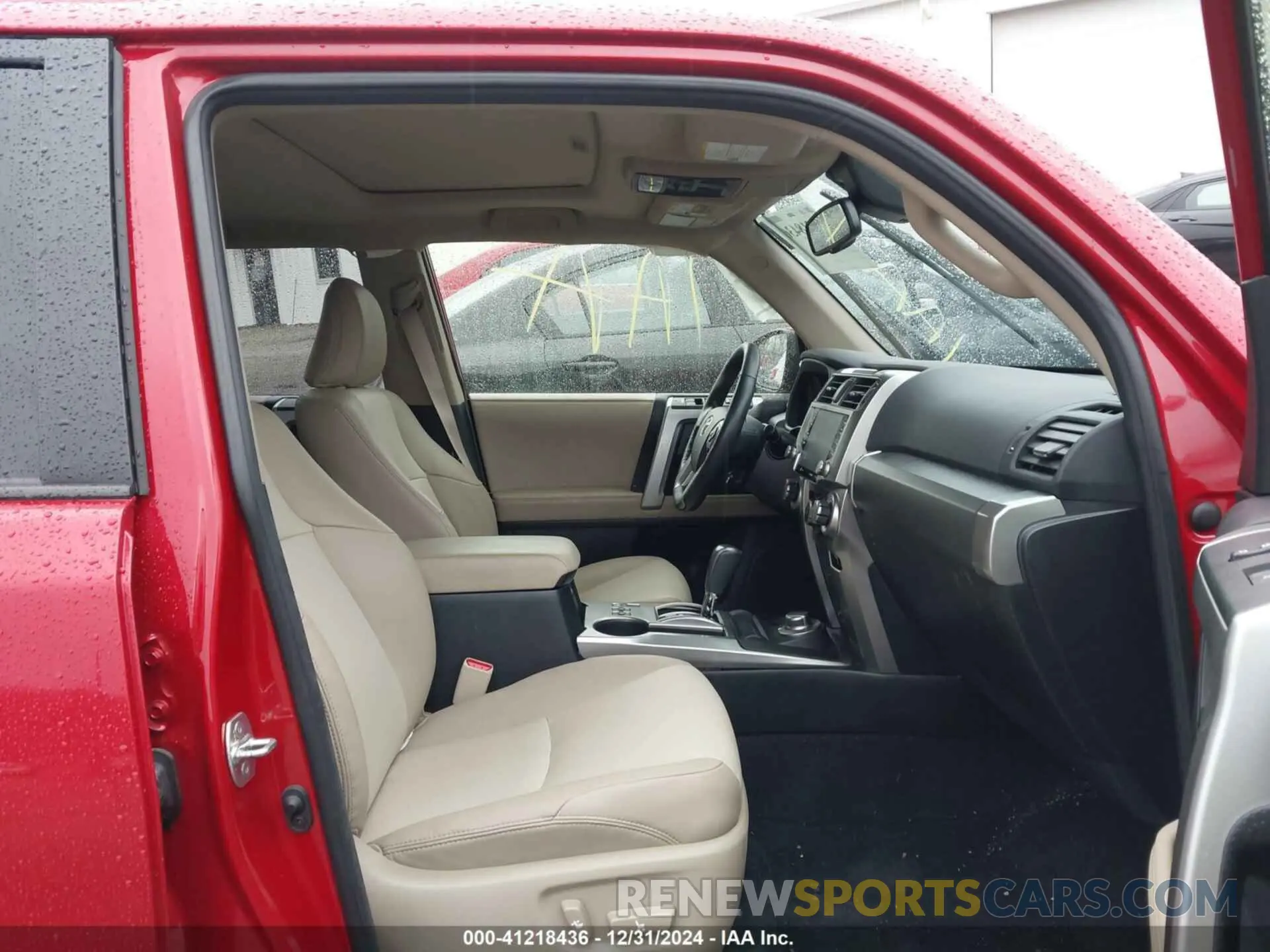 5 fotografías del automóvil dañado JTENU5JR0P6188428 TOYOTA 4RUNNER 2023