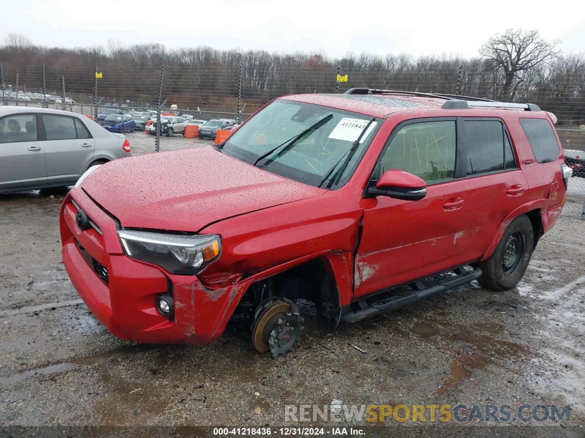 6 fotografías del automóvil dañado JTENU5JR0P6188428 TOYOTA 4RUNNER 2023