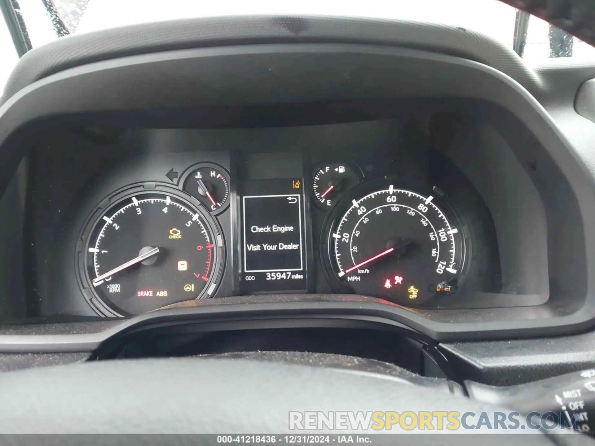 7 fotografías del automóvil dañado JTENU5JR0P6188428 TOYOTA 4RUNNER 2023