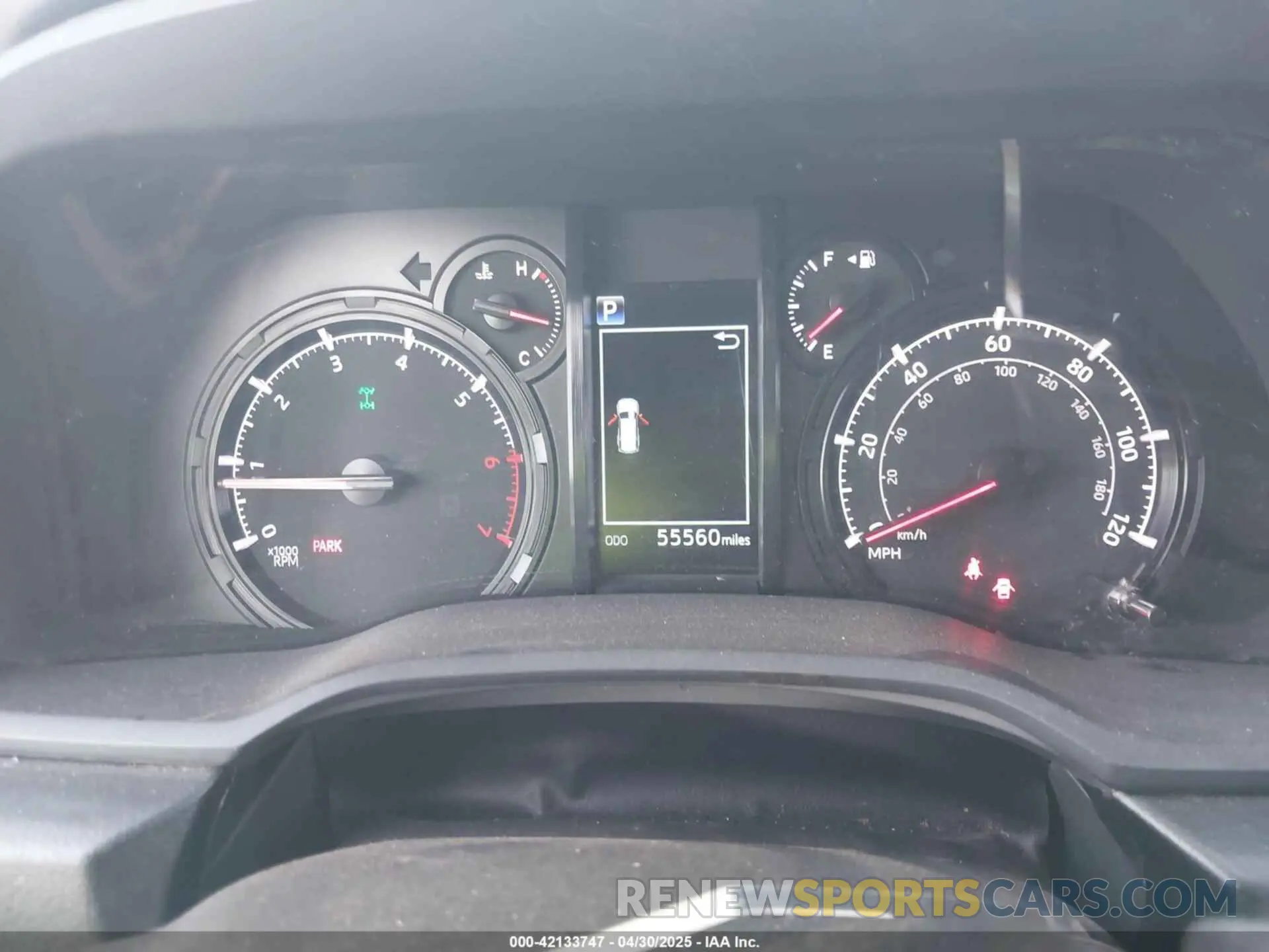 7 fotografías del automóvil dañado JTENU5JR3P6109169 TOYOTA 4RUNNER 2023