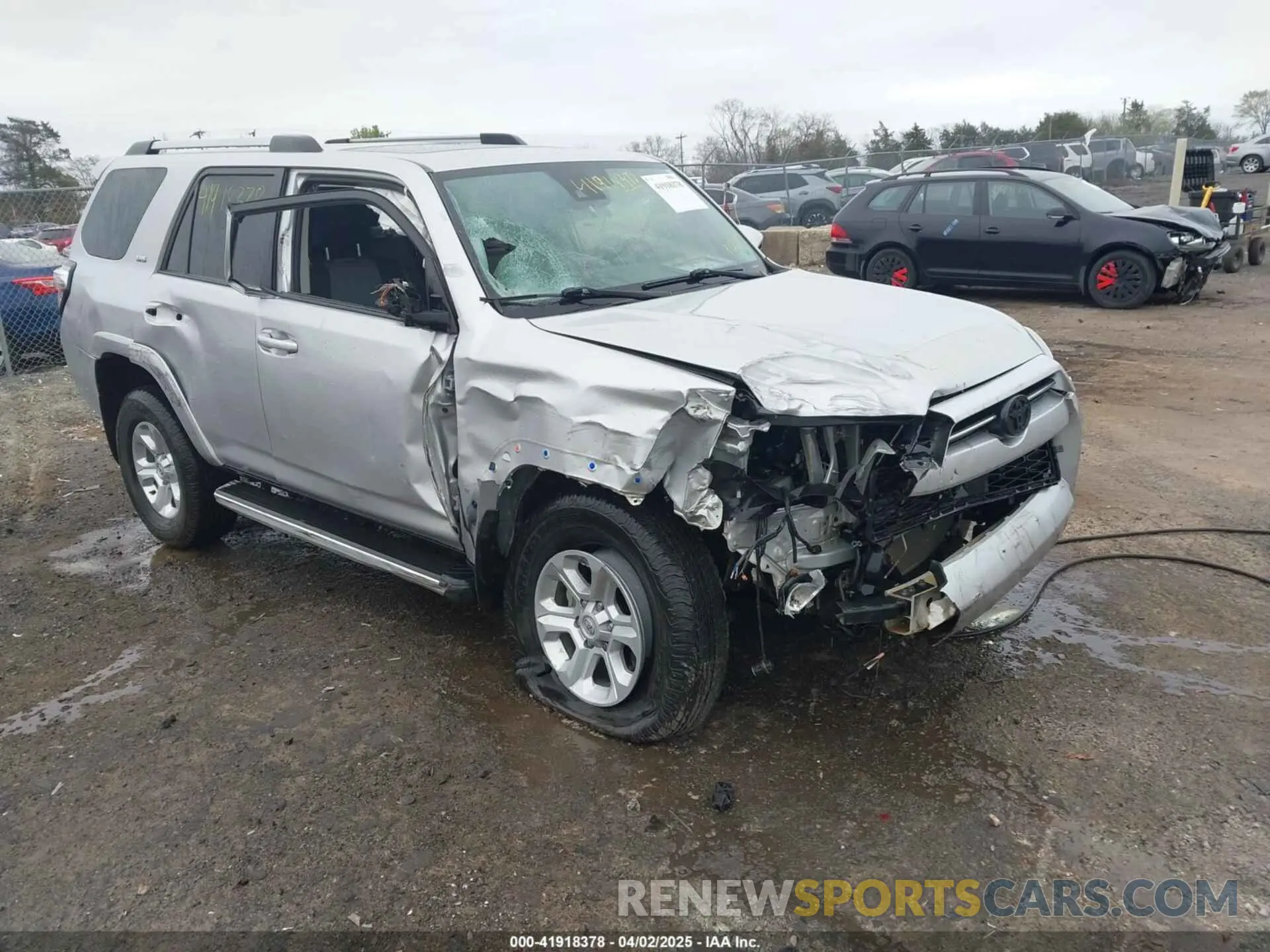 1 fotografías del automóvil dañado JTENU5JR4P6112159 TOYOTA 4RUNNER 2023