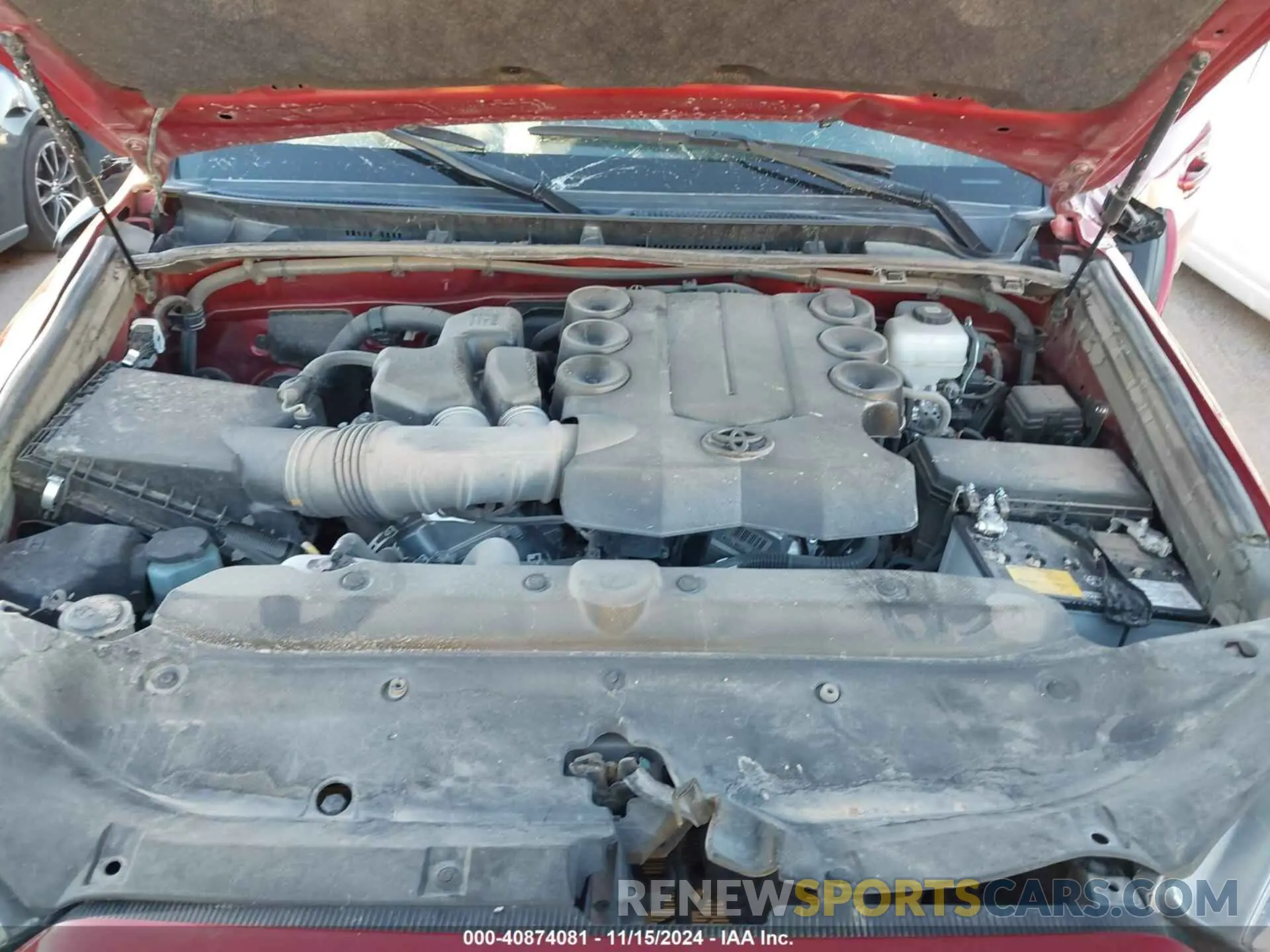10 fotografías del automóvil dañado JTENU5JR4P6143282 TOYOTA 4RUNNER 2023