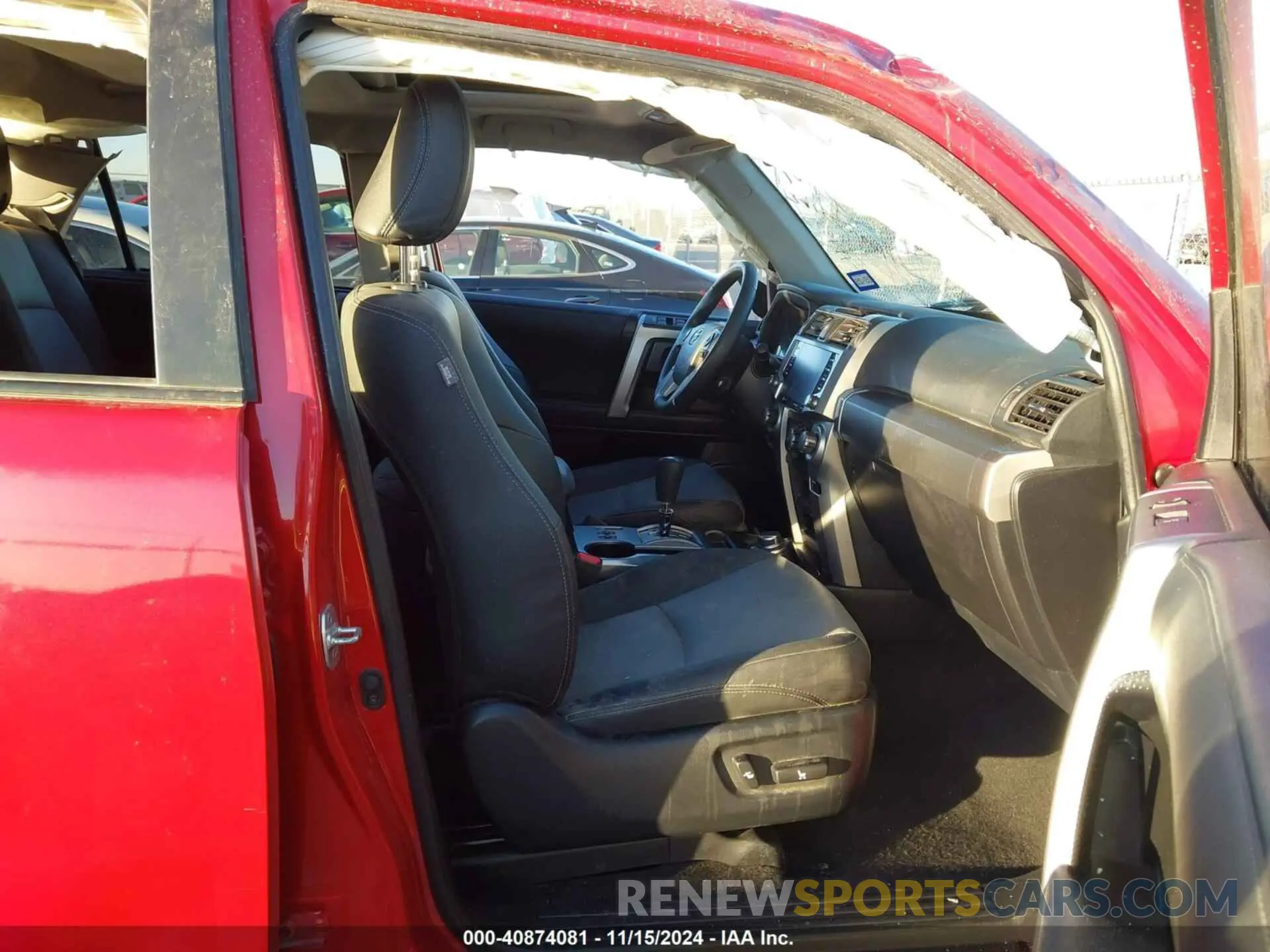 5 fotografías del automóvil dañado JTENU5JR4P6143282 TOYOTA 4RUNNER 2023