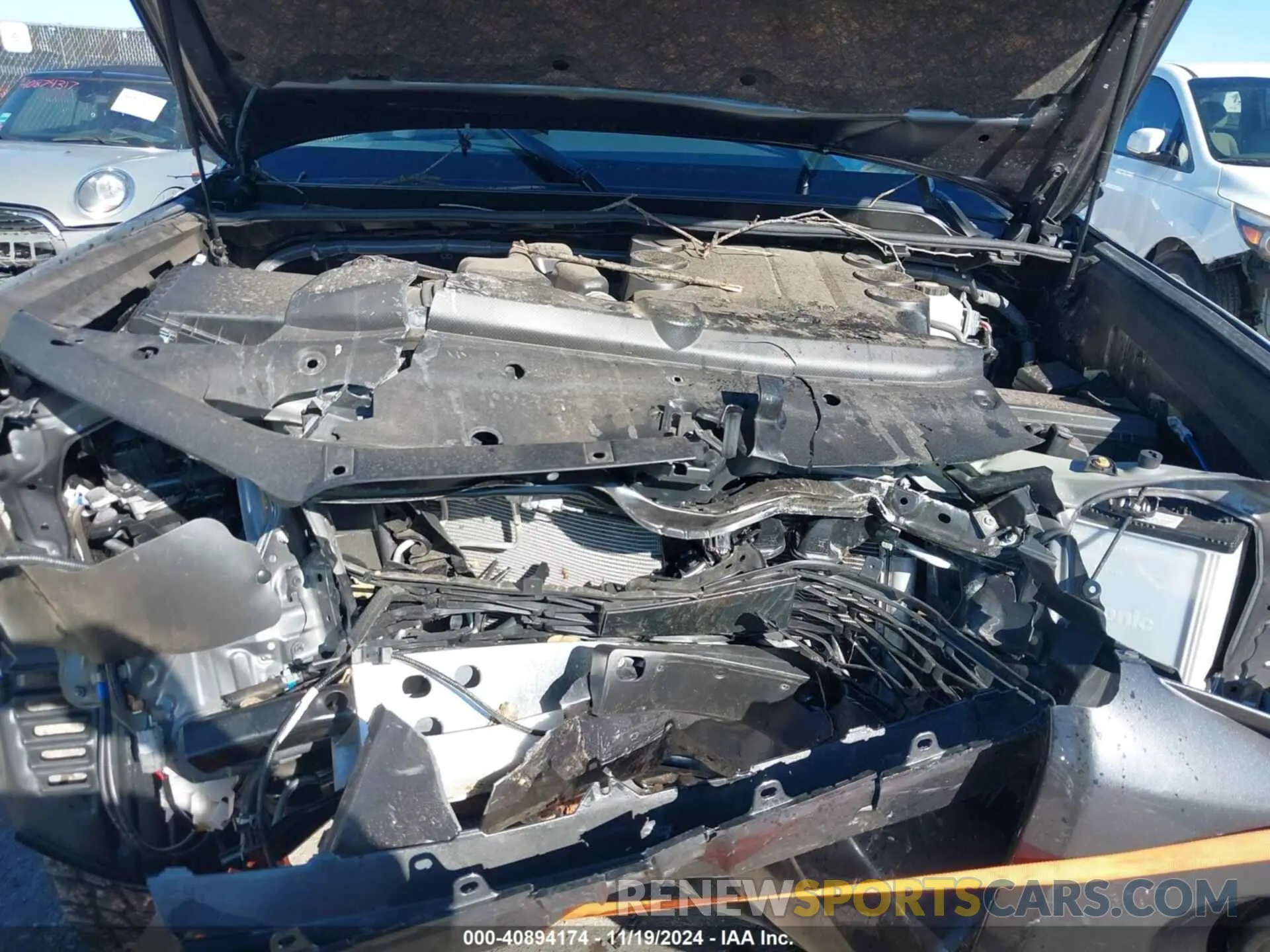 10 fotografías del automóvil dañado JTENU5JR5P6202999 TOYOTA 4RUNNER 2023