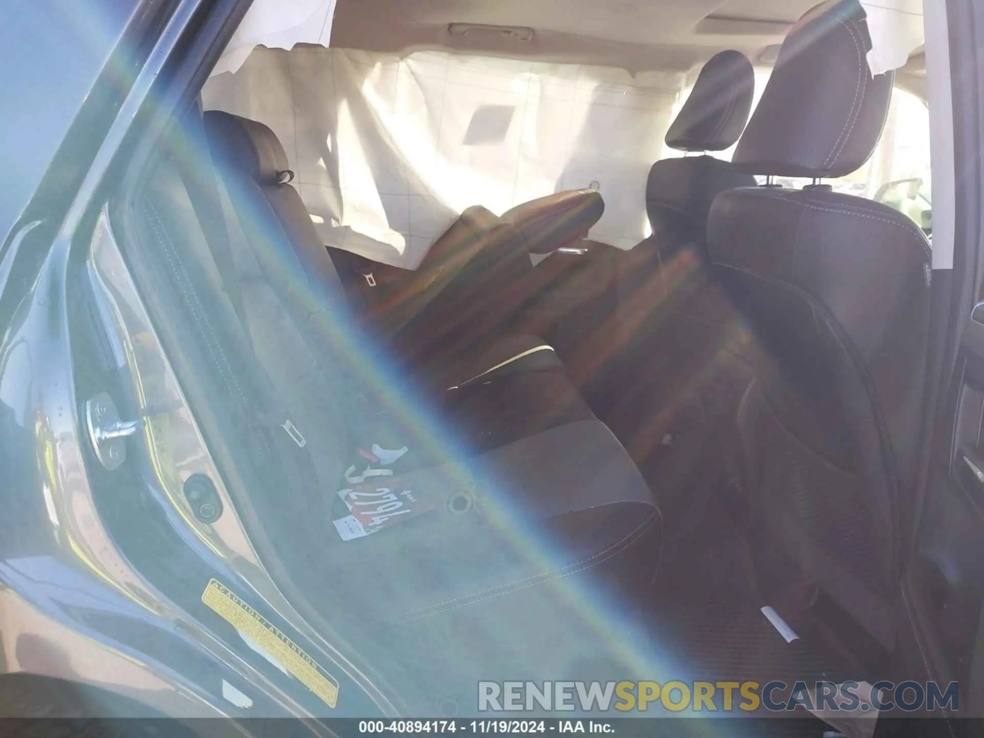 8 fotografías del automóvil dañado JTENU5JR5P6202999 TOYOTA 4RUNNER 2023
