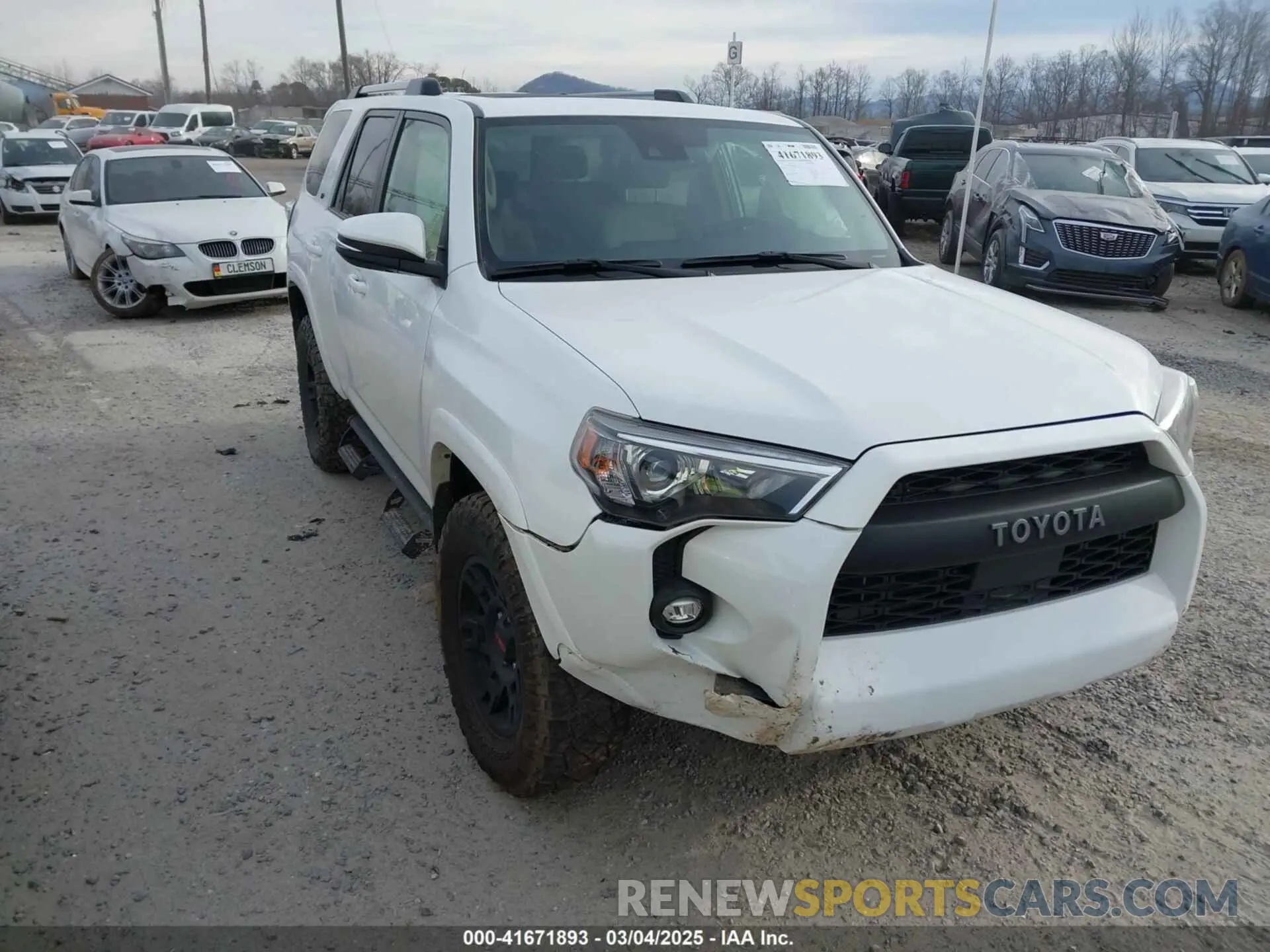 1 fotografías del automóvil dañado JTENU5JR5P6207197 TOYOTA 4RUNNER 2023