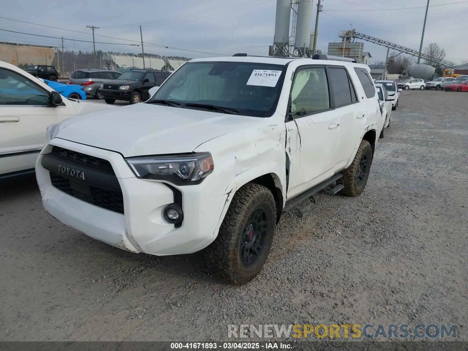 2 fotografías del automóvil dañado JTENU5JR5P6207197 TOYOTA 4RUNNER 2023