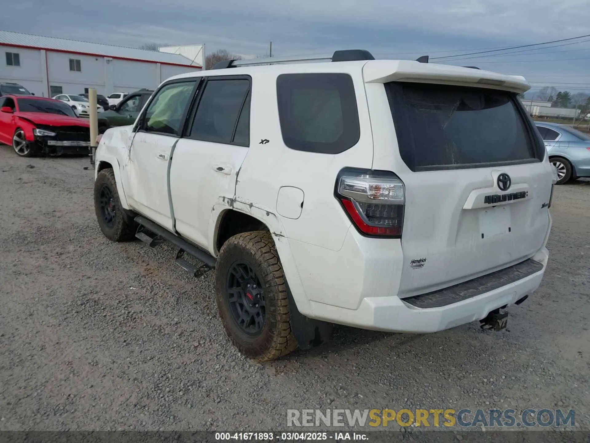 3 fotografías del automóvil dañado JTENU5JR5P6207197 TOYOTA 4RUNNER 2023