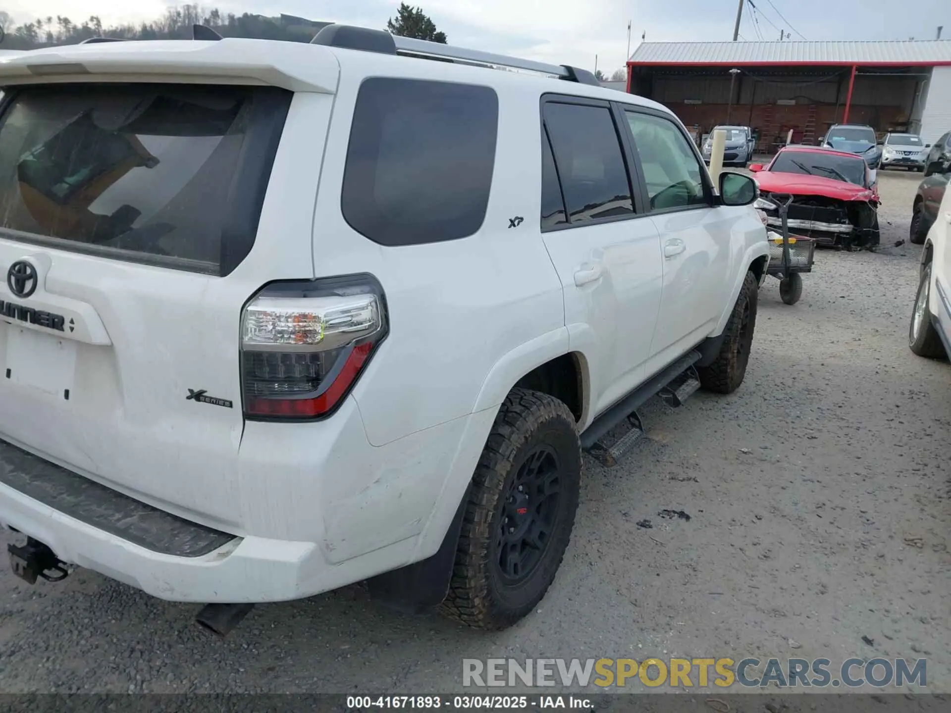 4 fotografías del automóvil dañado JTENU5JR5P6207197 TOYOTA 4RUNNER 2023