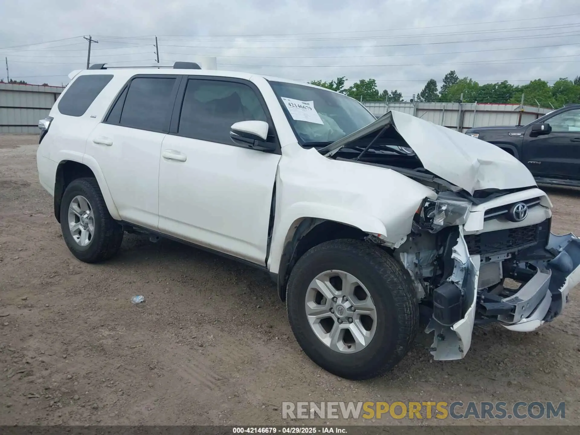 1 fotografías del automóvil dañado JTENU5JR9P6195572 TOYOTA 4RUNNER 2023