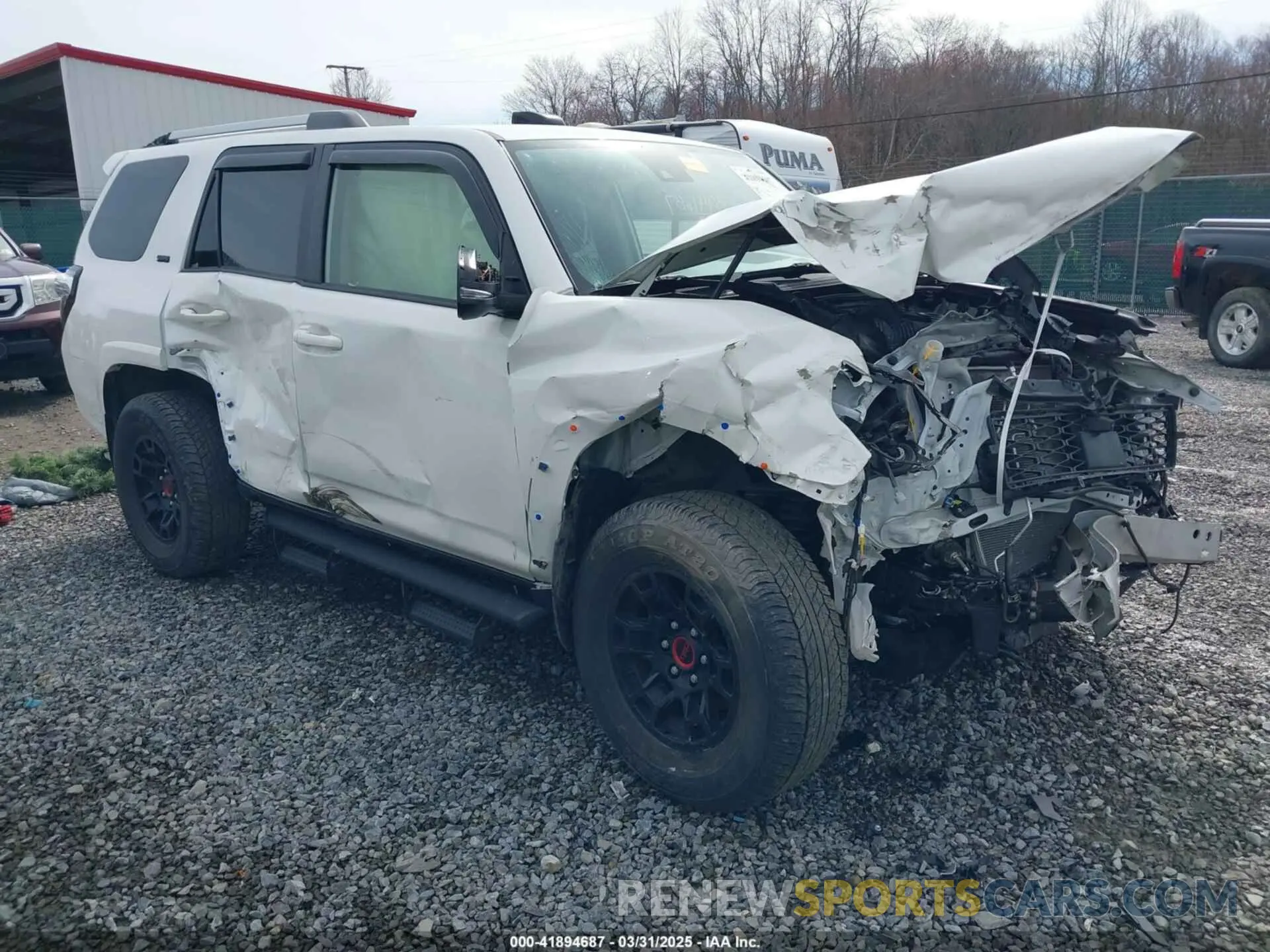 1 fotografías del automóvil dañado JTENU5JRXP6127409 TOYOTA 4RUNNER 2023