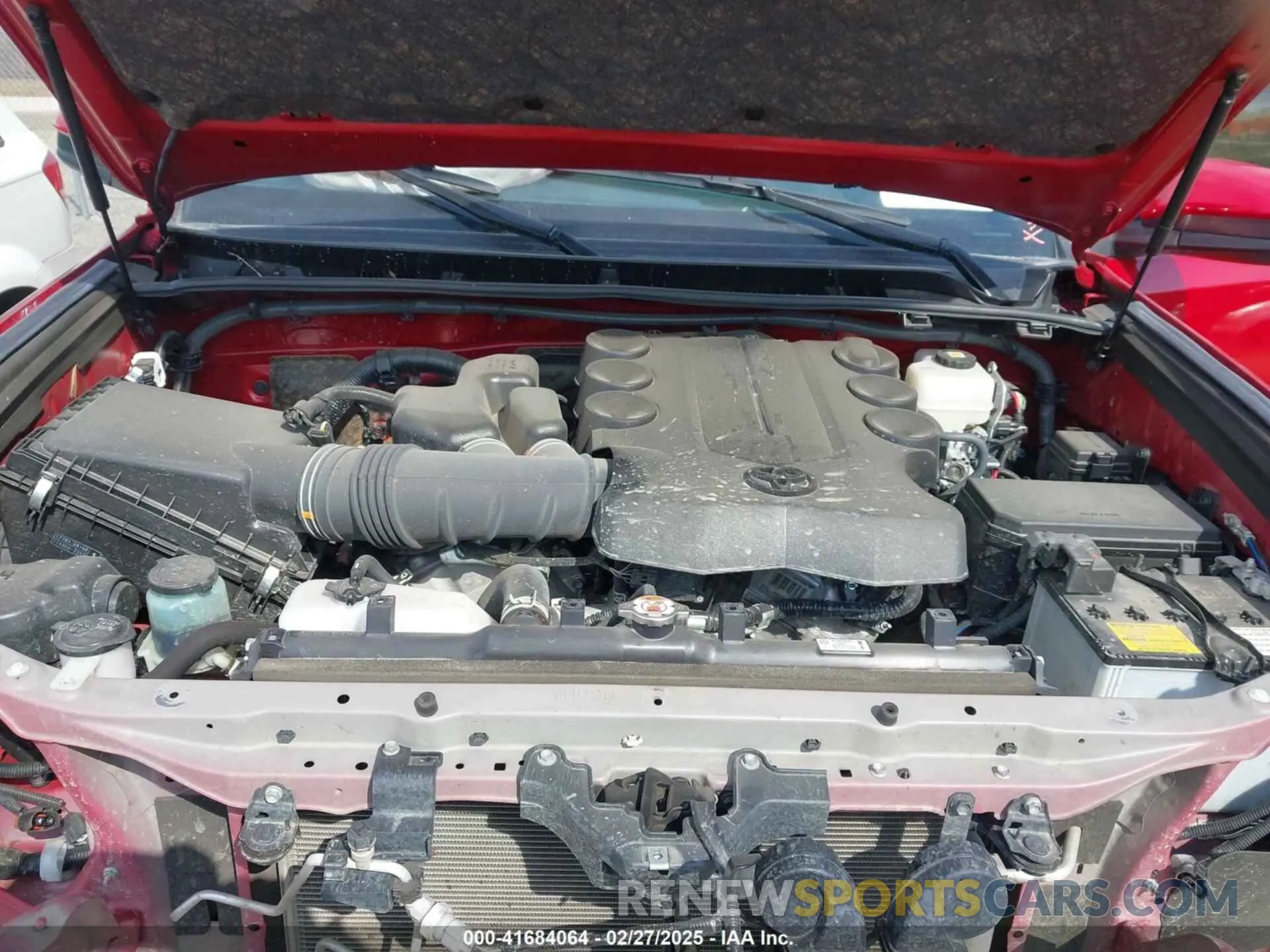 10 fotografías del automóvil dañado JTEPU5JR1P6134466 TOYOTA 4RUNNER 2023