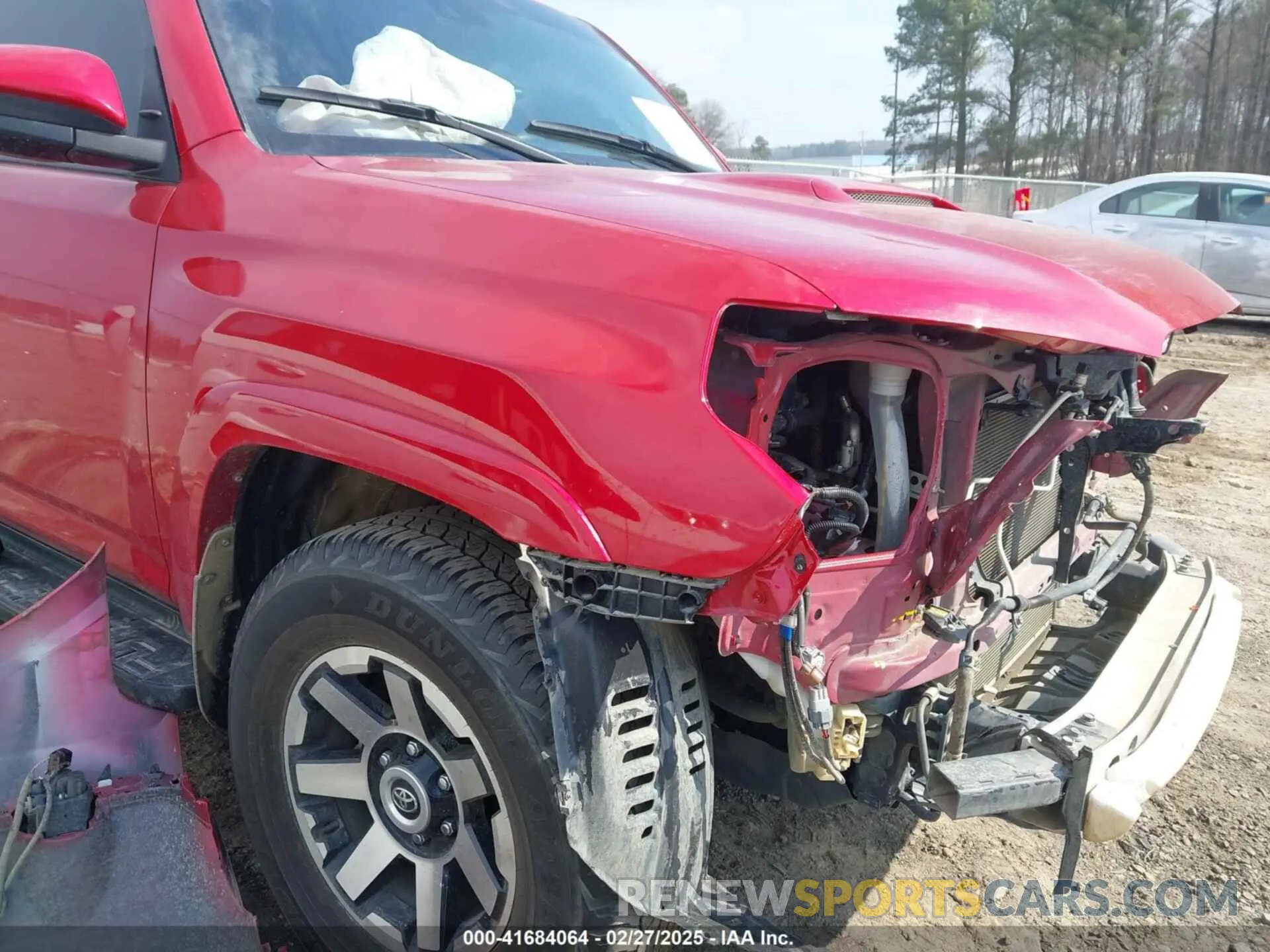 20 fotografías del automóvil dañado JTEPU5JR1P6134466 TOYOTA 4RUNNER 2023