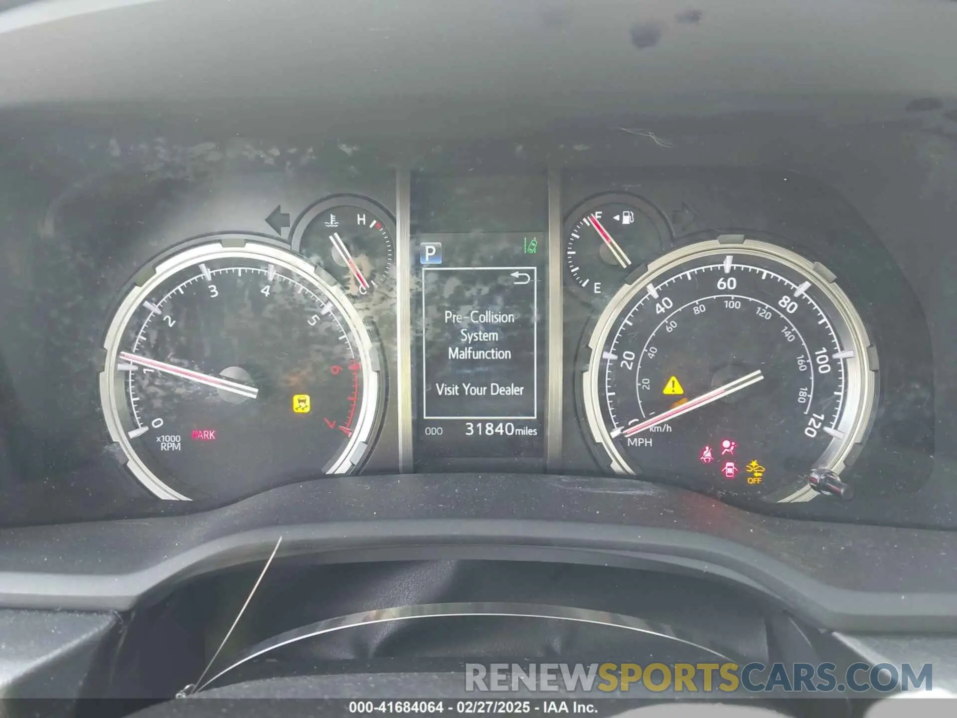 7 fotografías del automóvil dañado JTEPU5JR1P6134466 TOYOTA 4RUNNER 2023