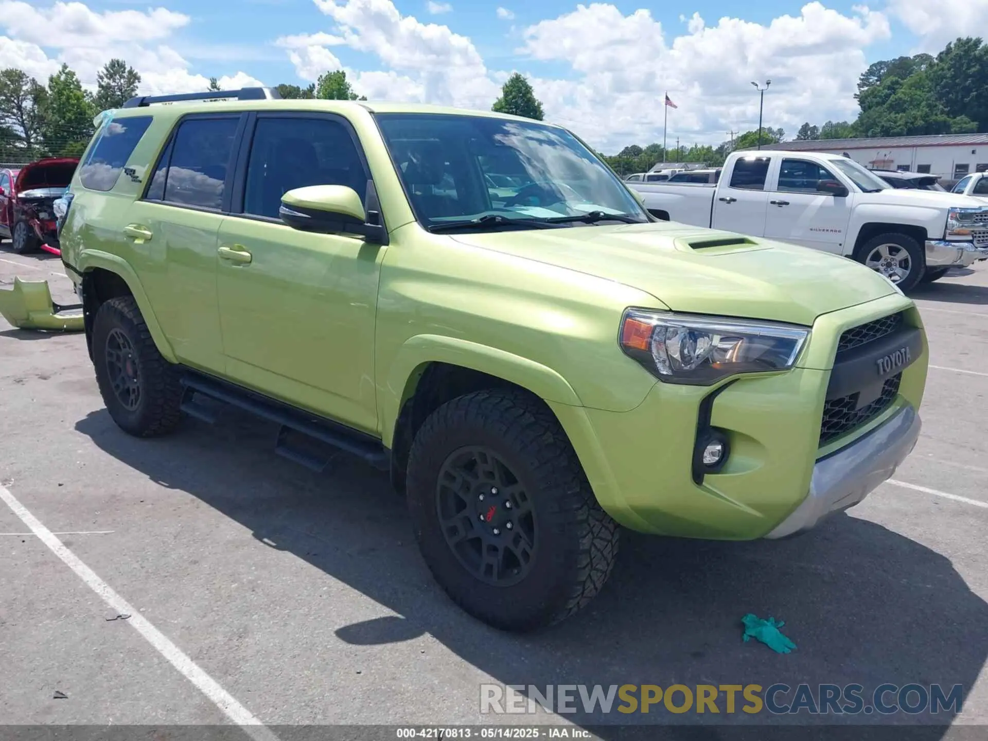 1 fotografías del automóvil dañado JTERU5JR0P6096303 TOYOTA 4RUNNER 2023