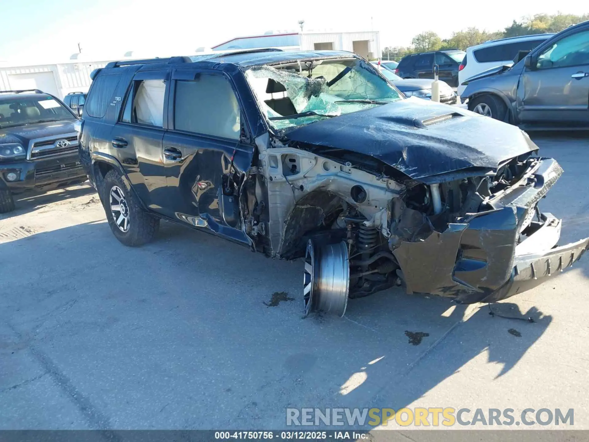 1 fotografías del automóvil dañado JTERU5JR1P6092244 TOYOTA 4RUNNER 2023