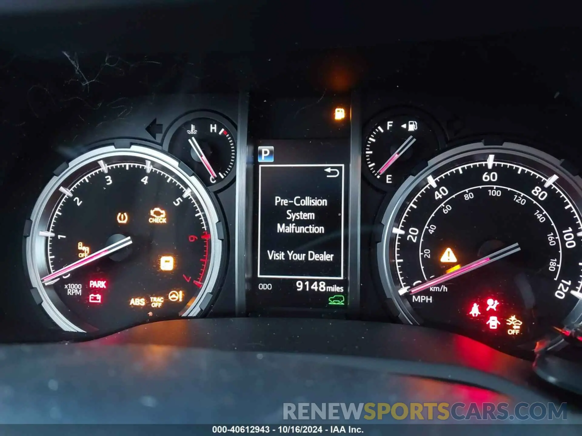 15 fotografías del automóvil dañado JTERU5JR3P6147843 TOYOTA 4RUNNER 2023