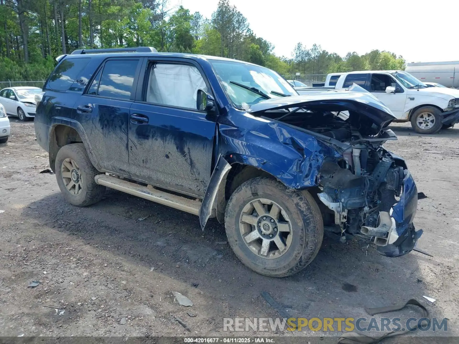 1 fotografías del automóvil dañado JTERU5JR7P6165312 TOYOTA 4RUNNER 2023