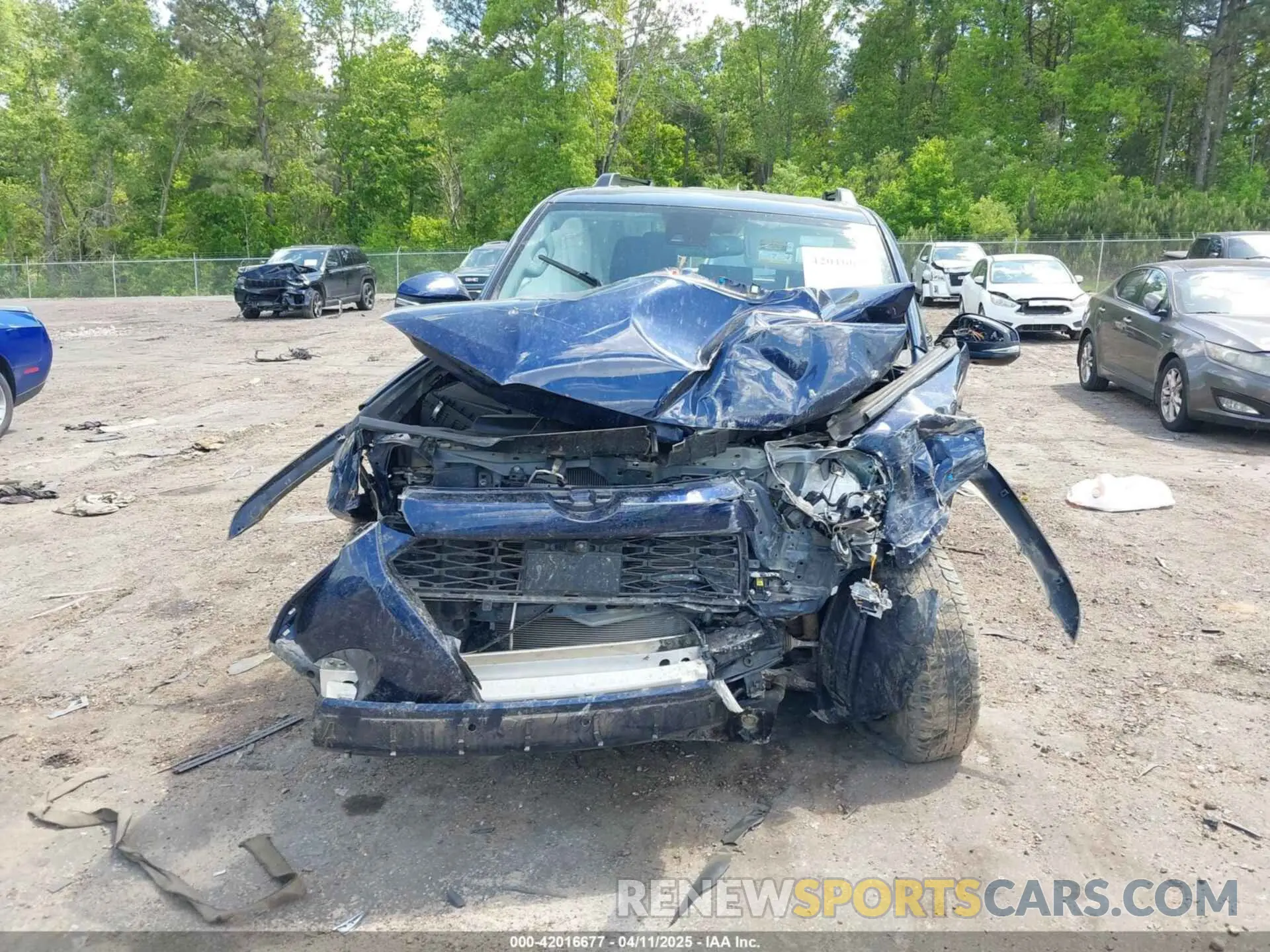 11 fotografías del automóvil dañado JTERU5JR7P6165312 TOYOTA 4RUNNER 2023