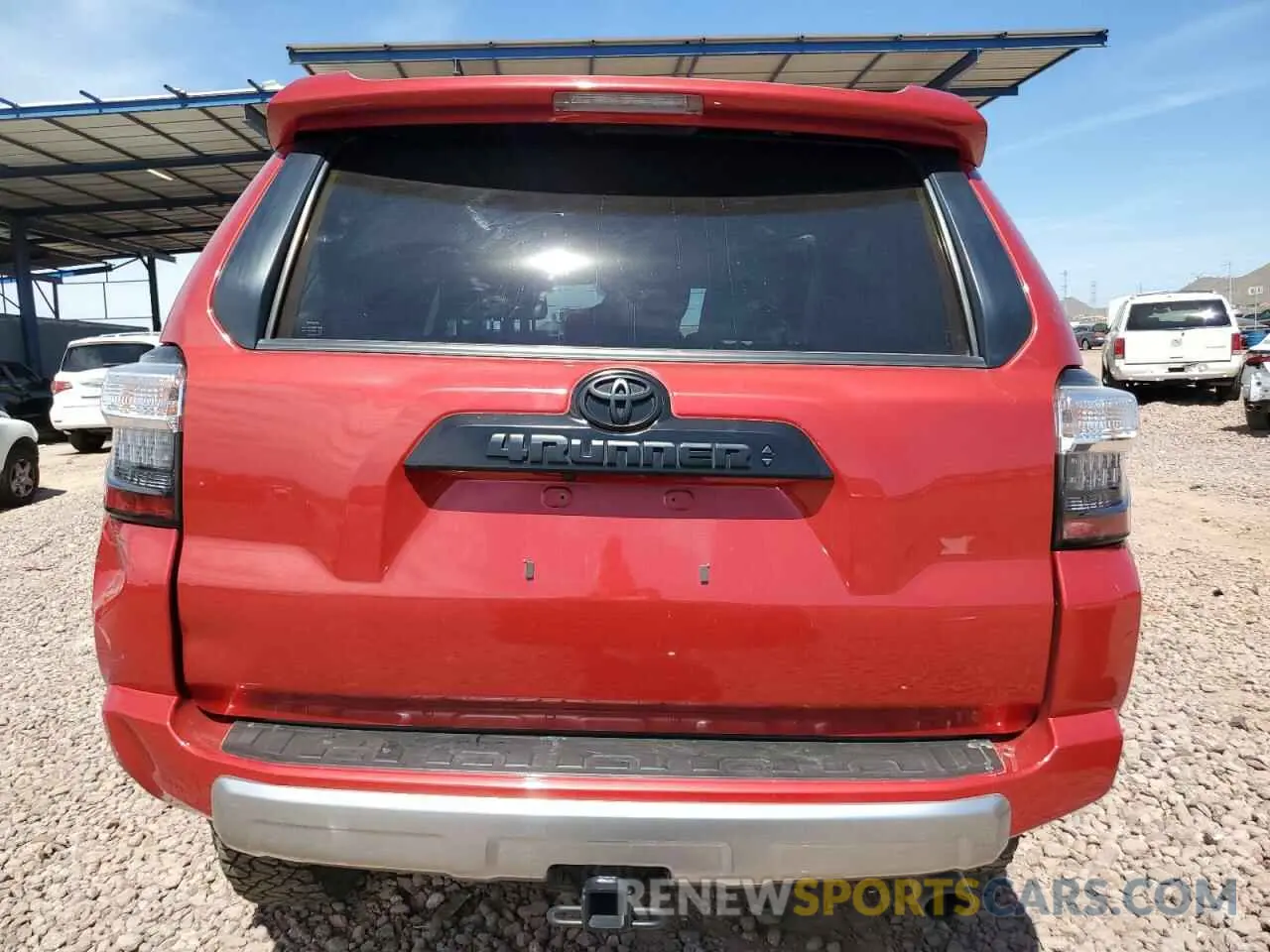 6 fotografías del automóvil dañado JTERU5JR8P6189795 TOYOTA 4RUNNER 2023