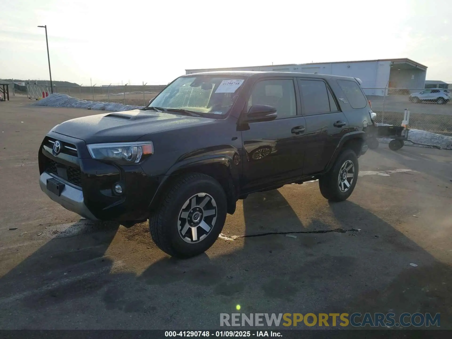 2 fotografías del automóvil dañado JTERU5JR8P6203503 TOYOTA 4RUNNER 2023