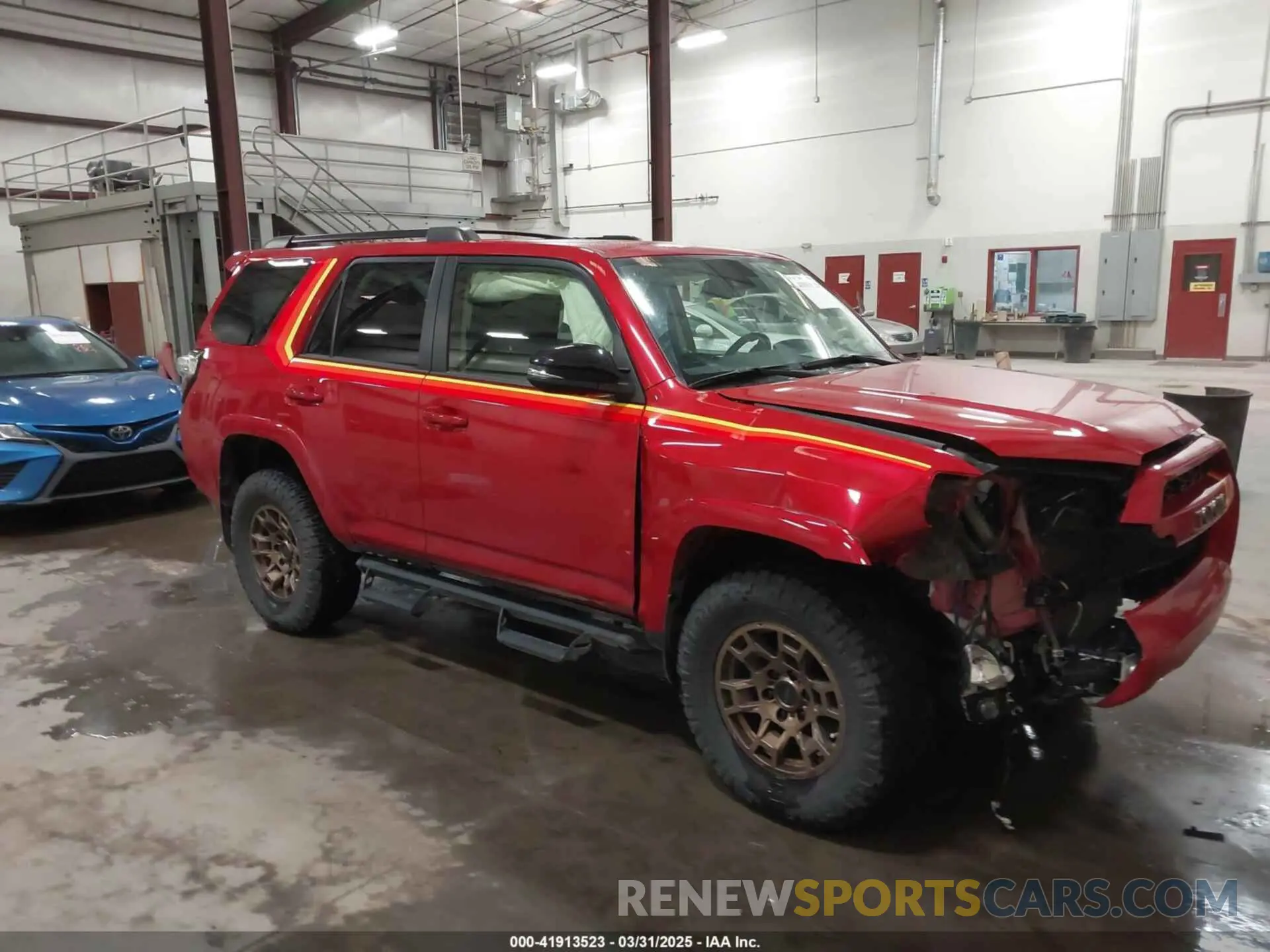 1 fotografías del automóvil dañado JTEUU5JR3P6153667 TOYOTA 4RUNNER 2023