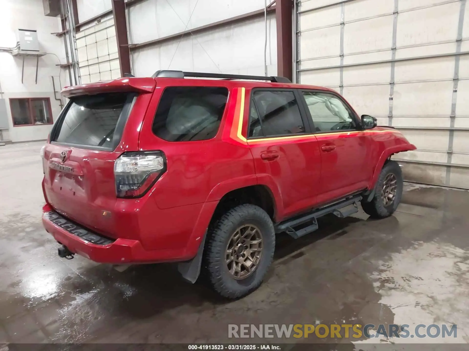 4 fotografías del automóvil dañado JTEUU5JR3P6153667 TOYOTA 4RUNNER 2023