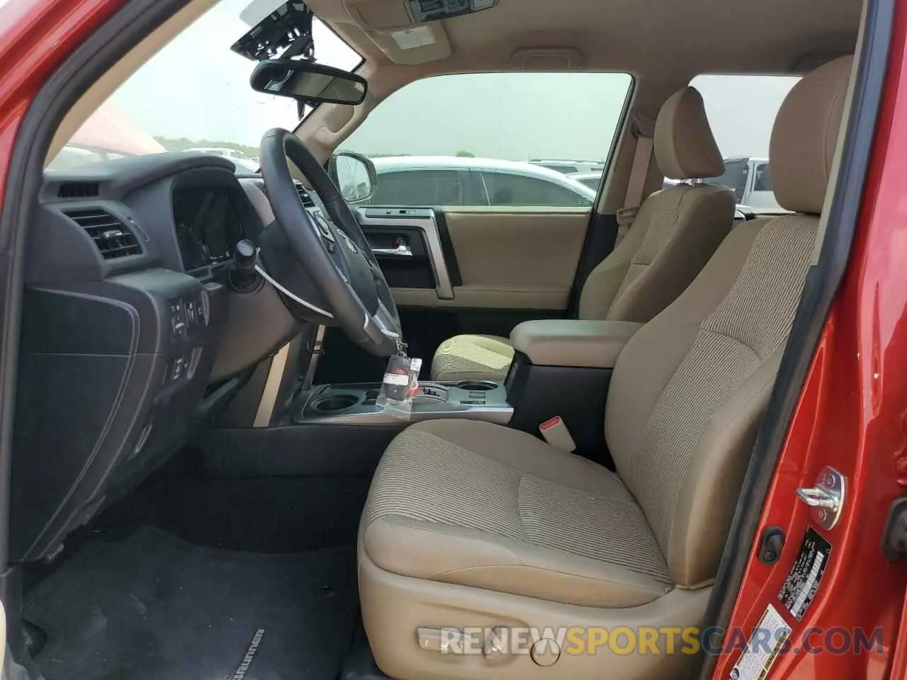 7 fotografías del automóvil dañado JTEEU5JR2R5308853 TOYOTA 4RUNNER 2024
