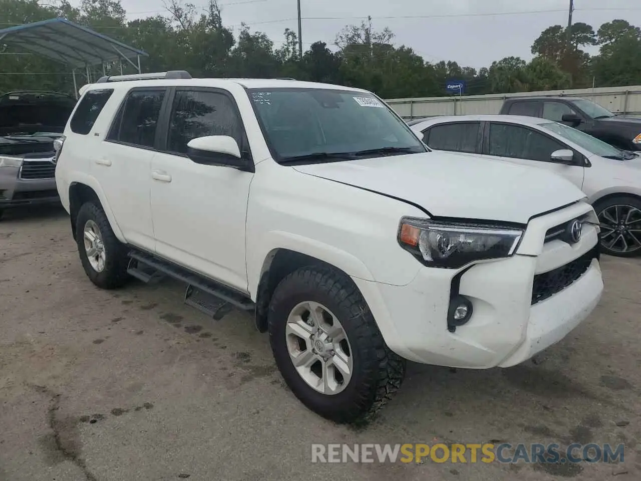 4 fotografías del automóvil dañado JTEEU5JR6R5311724 TOYOTA 4RUNNER 2024