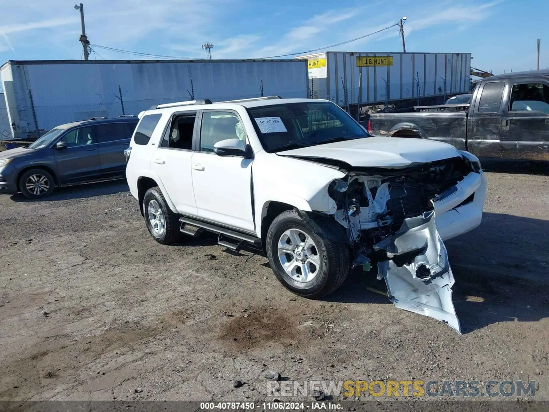1 fotografías del automóvil dañado JTEFU5JR2R5309618 TOYOTA 4RUNNER 2024