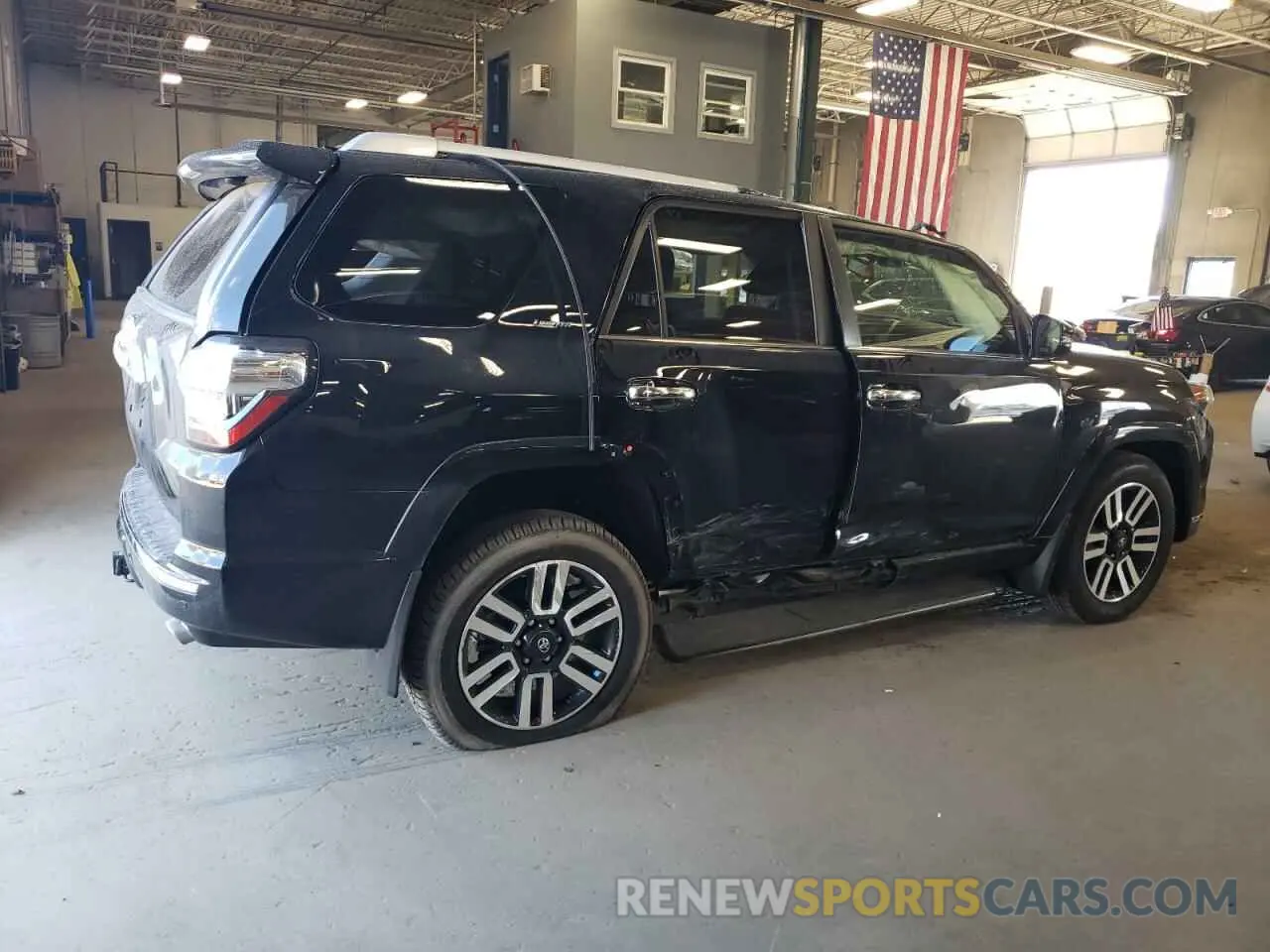 3 fotografías del automóvil dañado JTEKU5JR0R6277969 TOYOTA 4RUNNER 2024