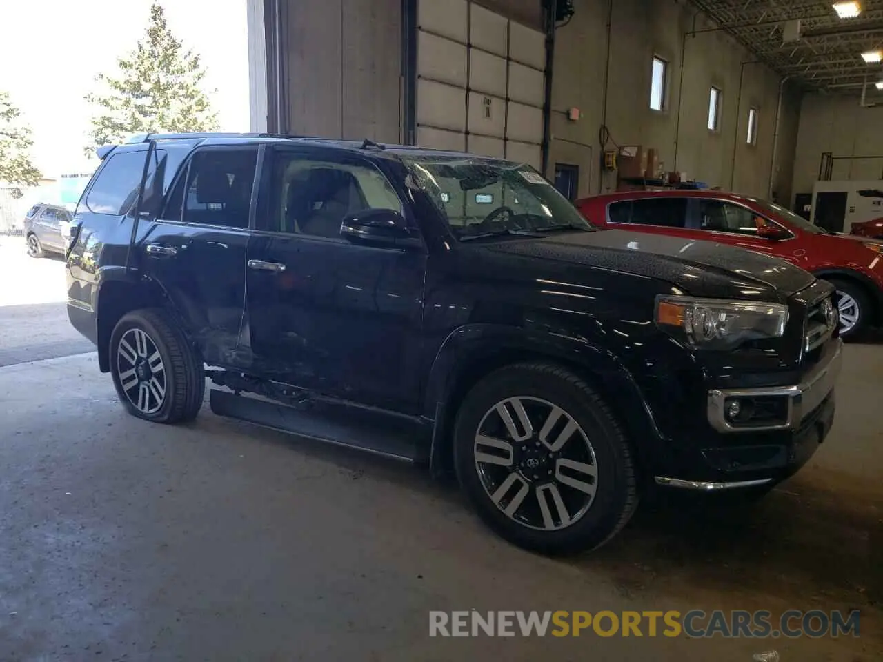 4 fotografías del automóvil dañado JTEKU5JR0R6277969 TOYOTA 4RUNNER 2024