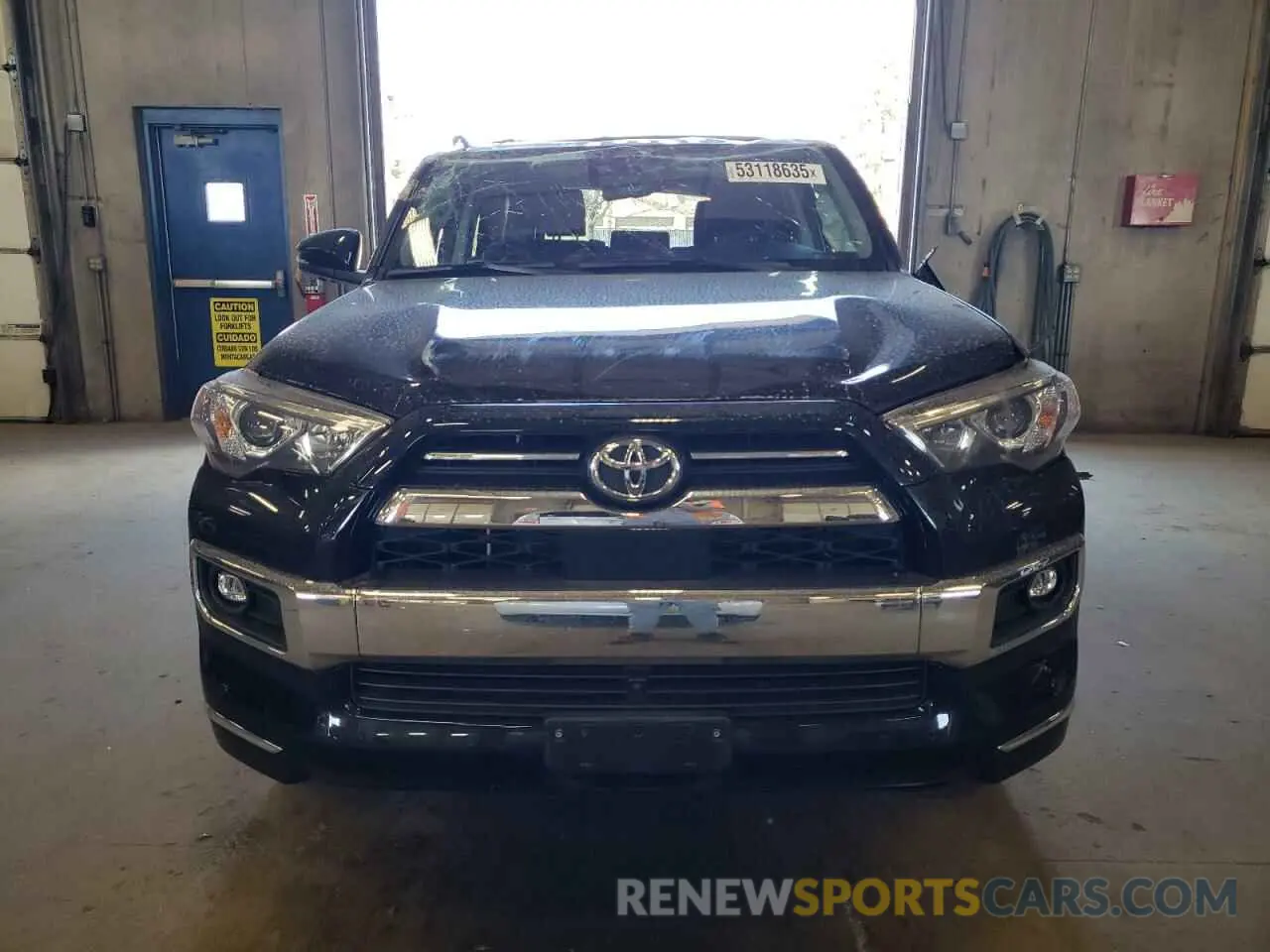 5 fotografías del automóvil dañado JTEKU5JR0R6277969 TOYOTA 4RUNNER 2024