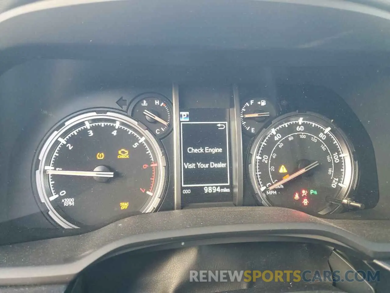 9 fotografías del automóvil dañado JTEKU5JR2R6222648 TOYOTA 4RUNNER 2024