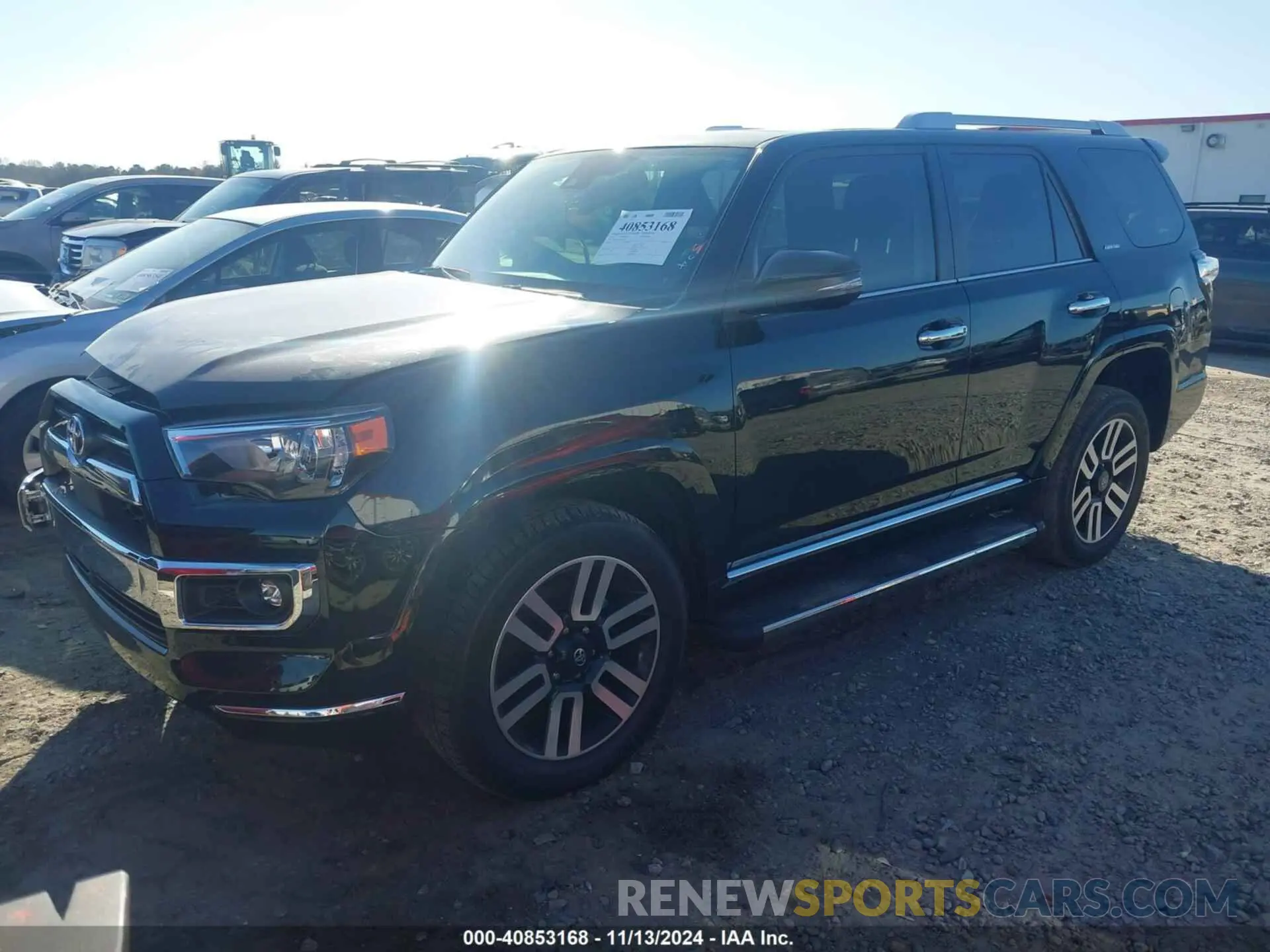 2 fotografías del automóvil dañado JTEKU5JR4R6265372 TOYOTA 4RUNNER 2024