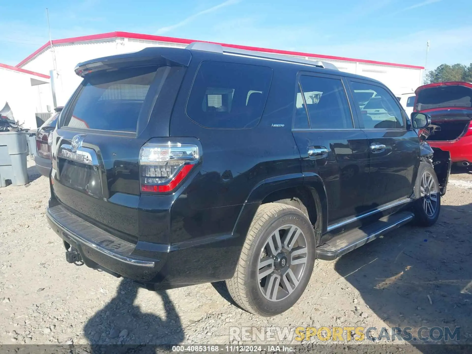 4 fotografías del automóvil dañado JTEKU5JR4R6265372 TOYOTA 4RUNNER 2024