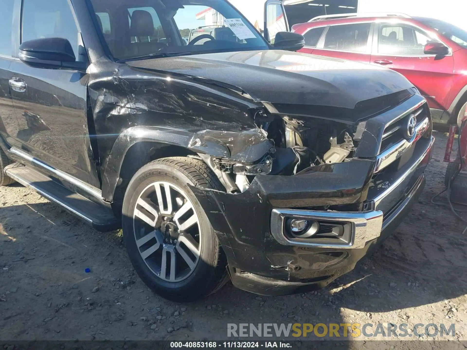 6 fotografías del automóvil dañado JTEKU5JR4R6265372 TOYOTA 4RUNNER 2024