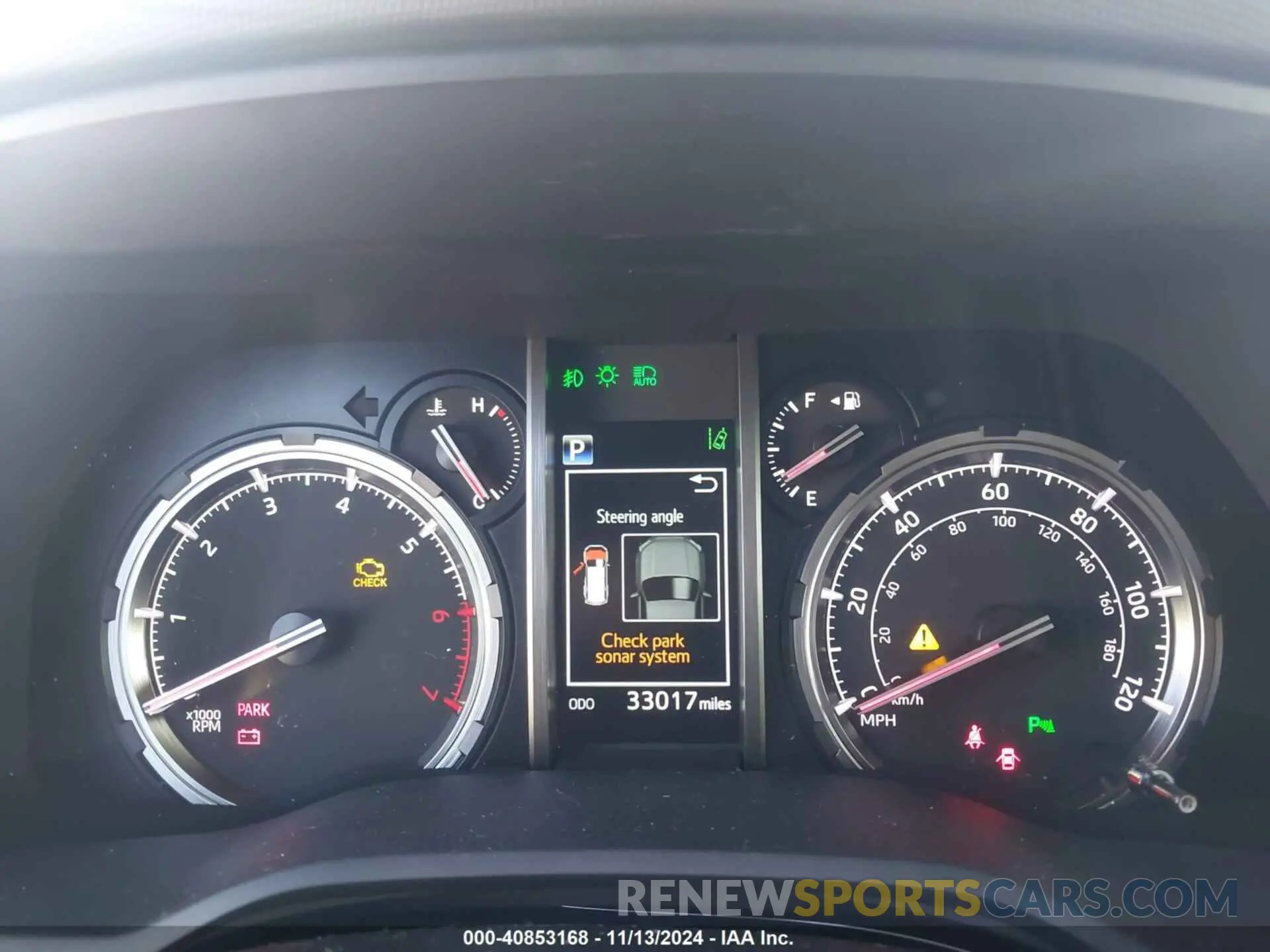 7 fotografías del automóvil dañado JTEKU5JR4R6265372 TOYOTA 4RUNNER 2024