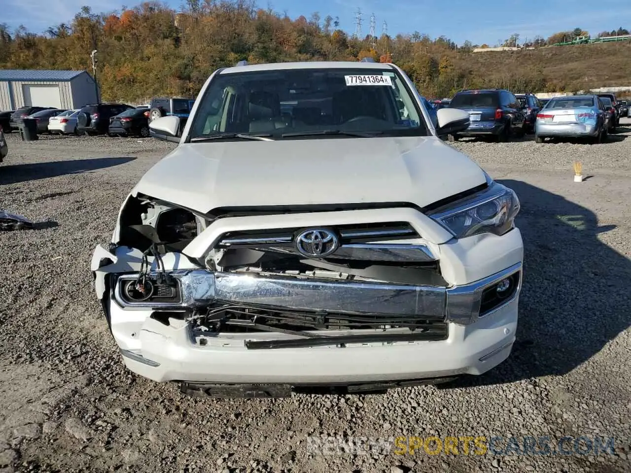 5 fotografías del automóvil dañado JTEKU5JR5R6221204 TOYOTA 4RUNNER 2024