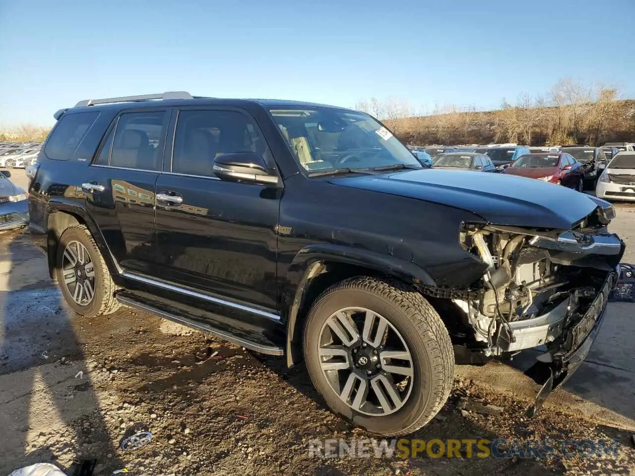 4 fotografías del automóvil dañado JTEKU5JR5R6294332 TOYOTA 4RUNNER 2024