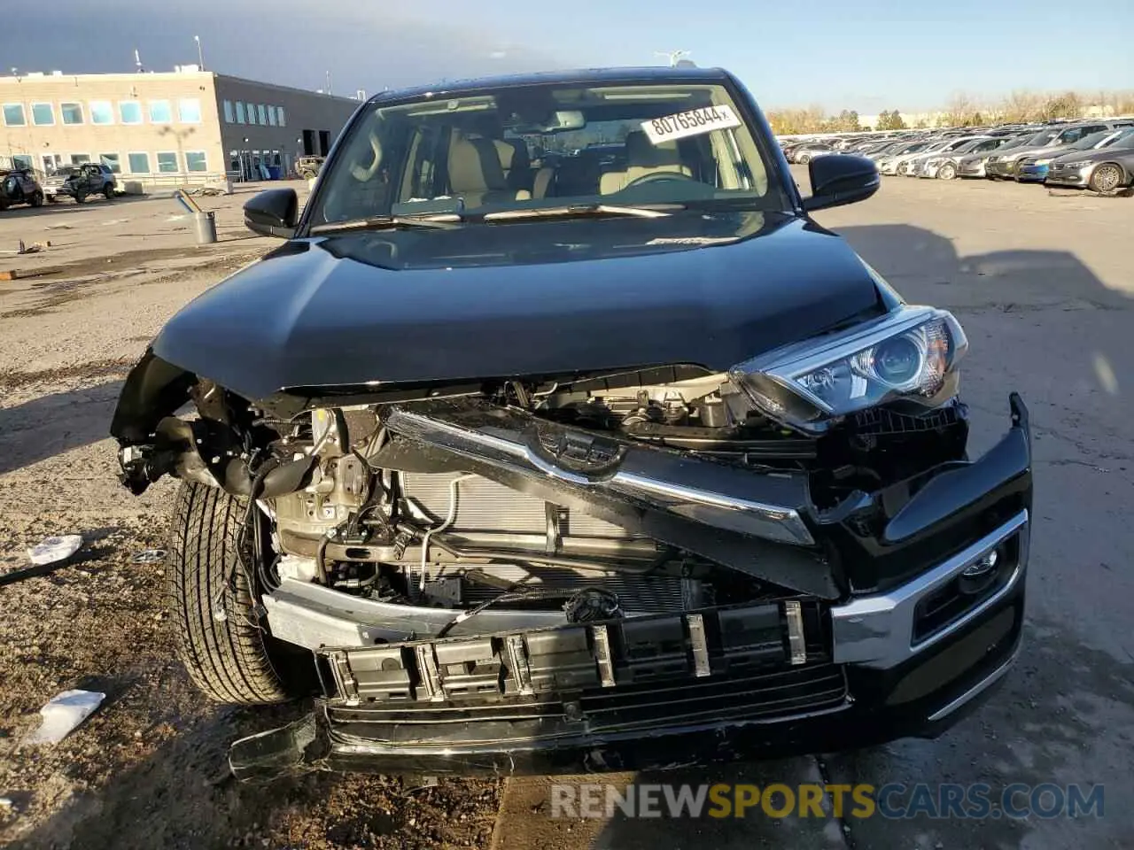 5 fotografías del automóvil dañado JTEKU5JR5R6294332 TOYOTA 4RUNNER 2024