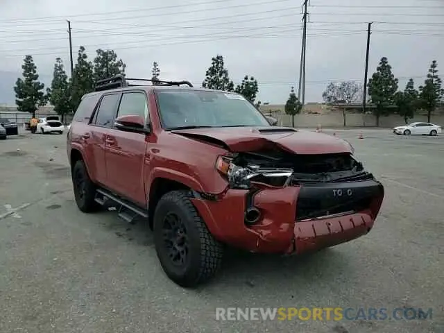 14 fotografías del automóvil dañado JTELU5JR0R6259444 TOYOTA 4RUNNER 2024