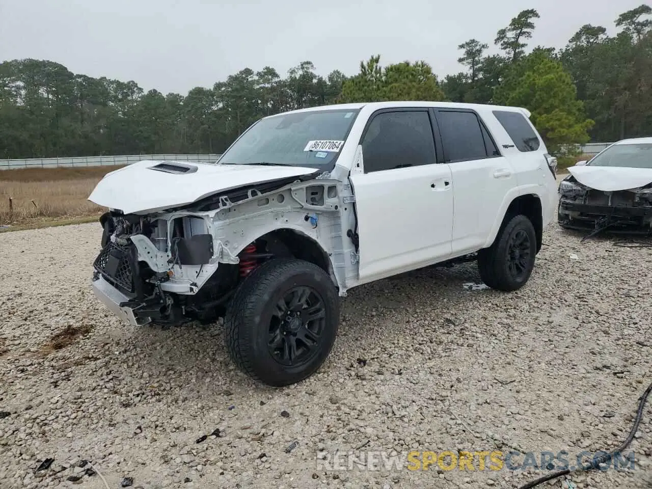 1 fotografías del automóvil dañado JTELU5JR8R6303867 TOYOTA 4RUNNER 2024