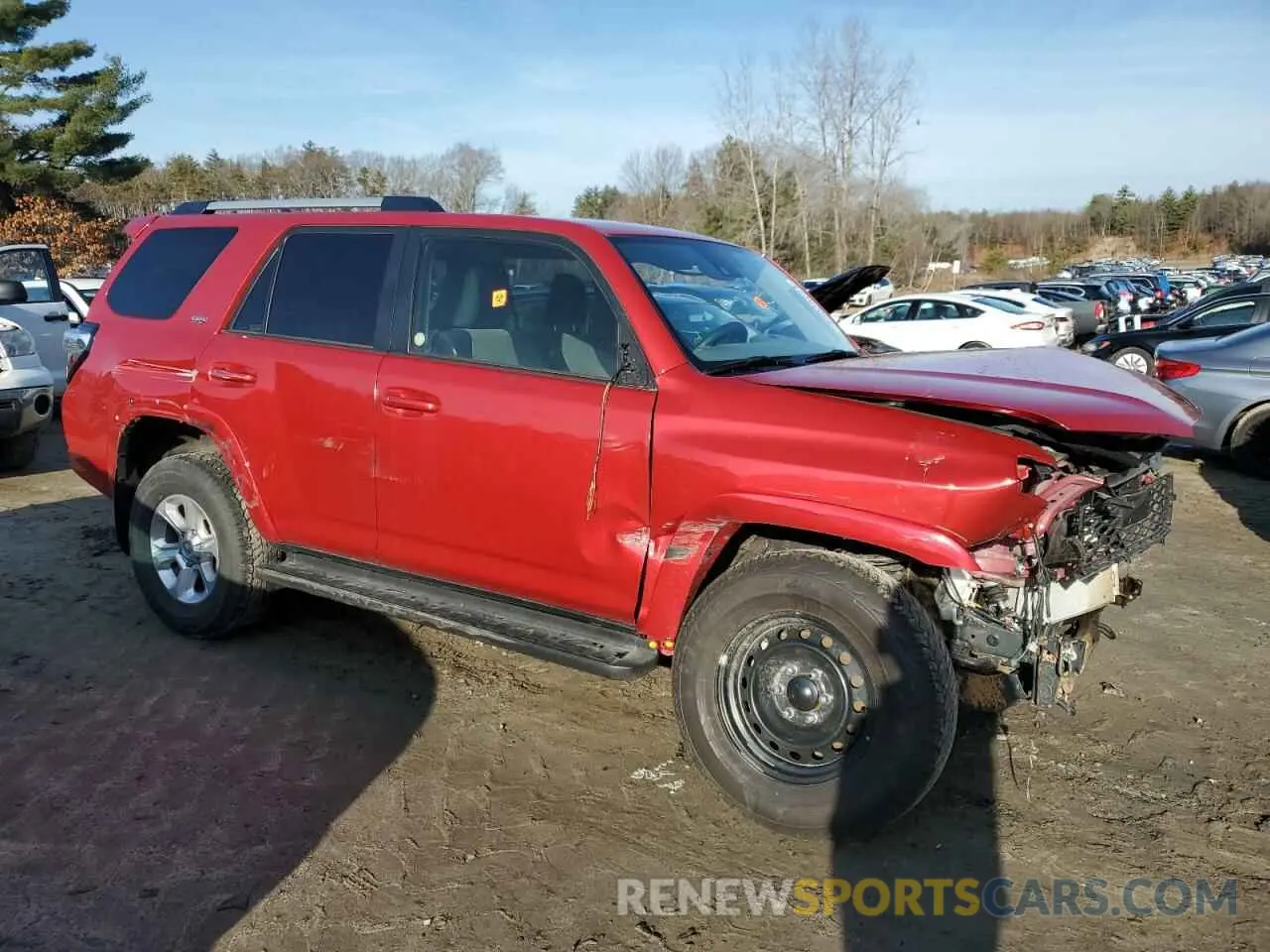 4 fotografías del automóvil dañado JTEMU5JR0R6271081 TOYOTA 4RUNNER 2024